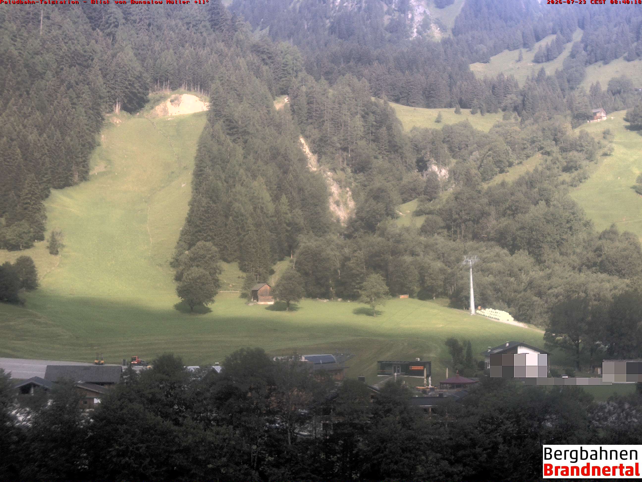 Blick auf Palüdbahn von Bungalow Müller