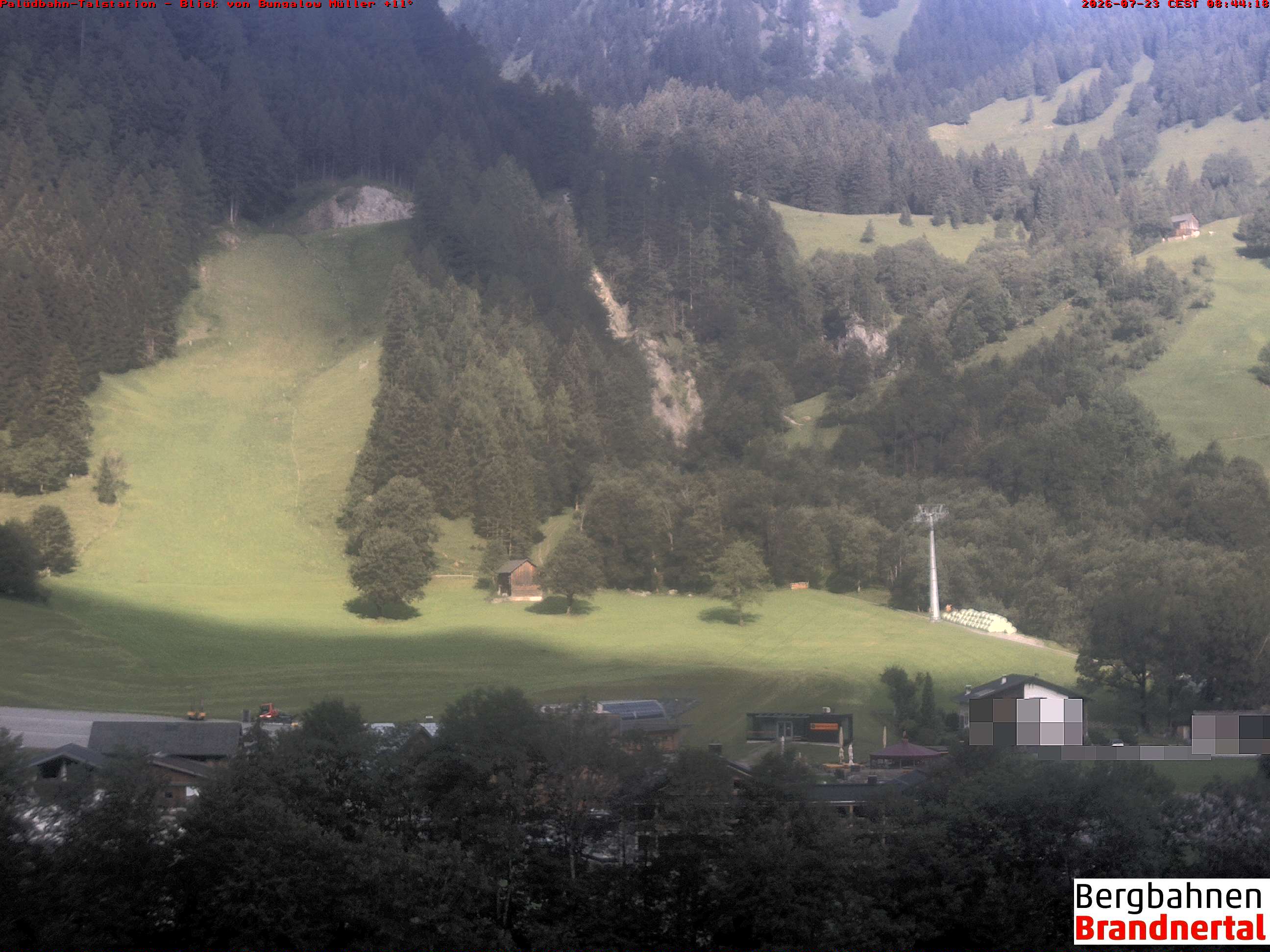 Blick auf Palüdbahn von Bungalow Müller
