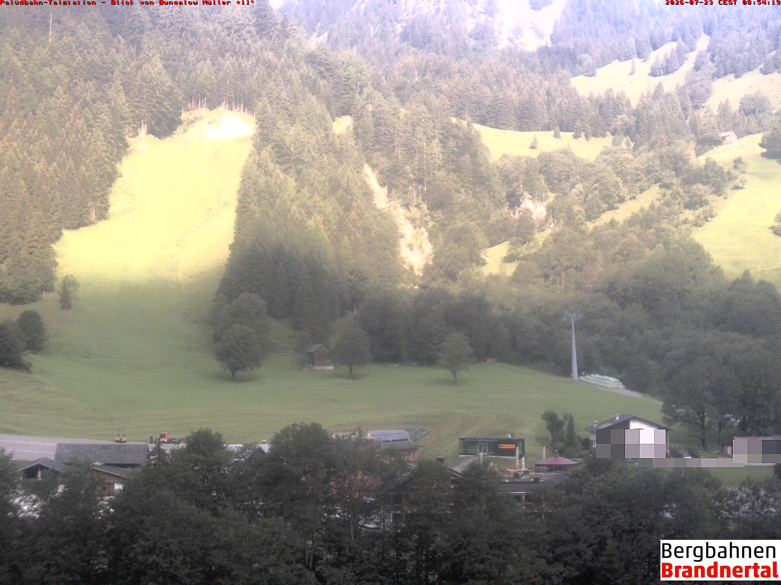 Blick auf Palüdbahn von Bungalow Müller