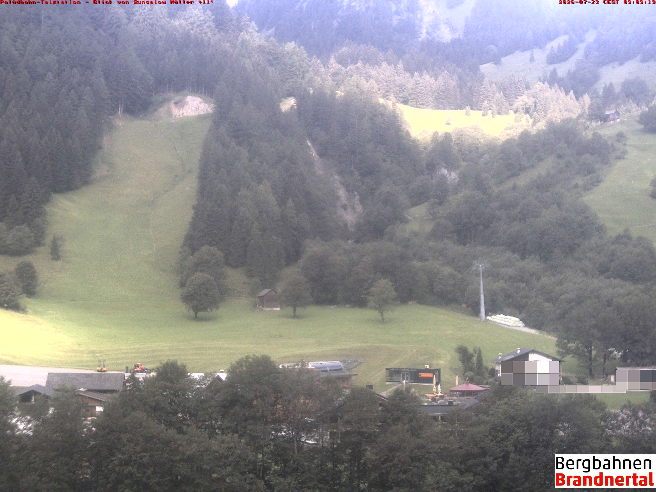 Blick auf Palüdbahn von Bungalow Müller