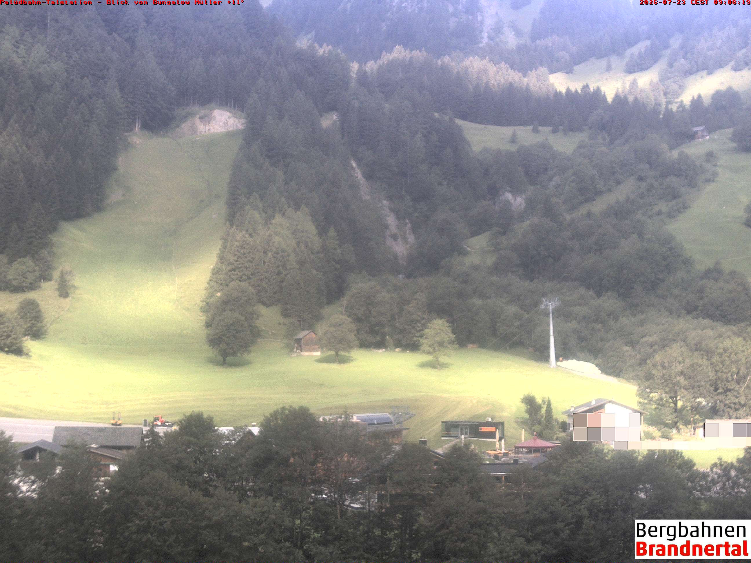 Blick auf Palüdbahn von Bungalow Müller