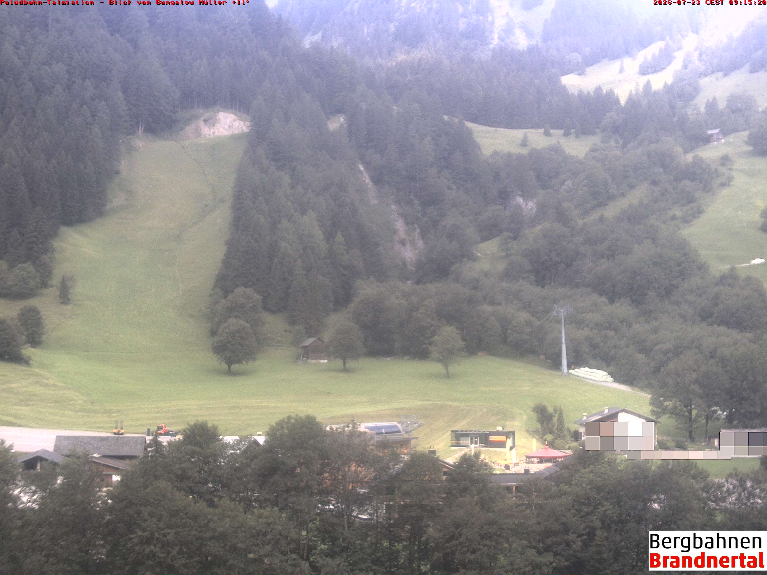 Blick auf Palüdbahn von Bungalow Müller