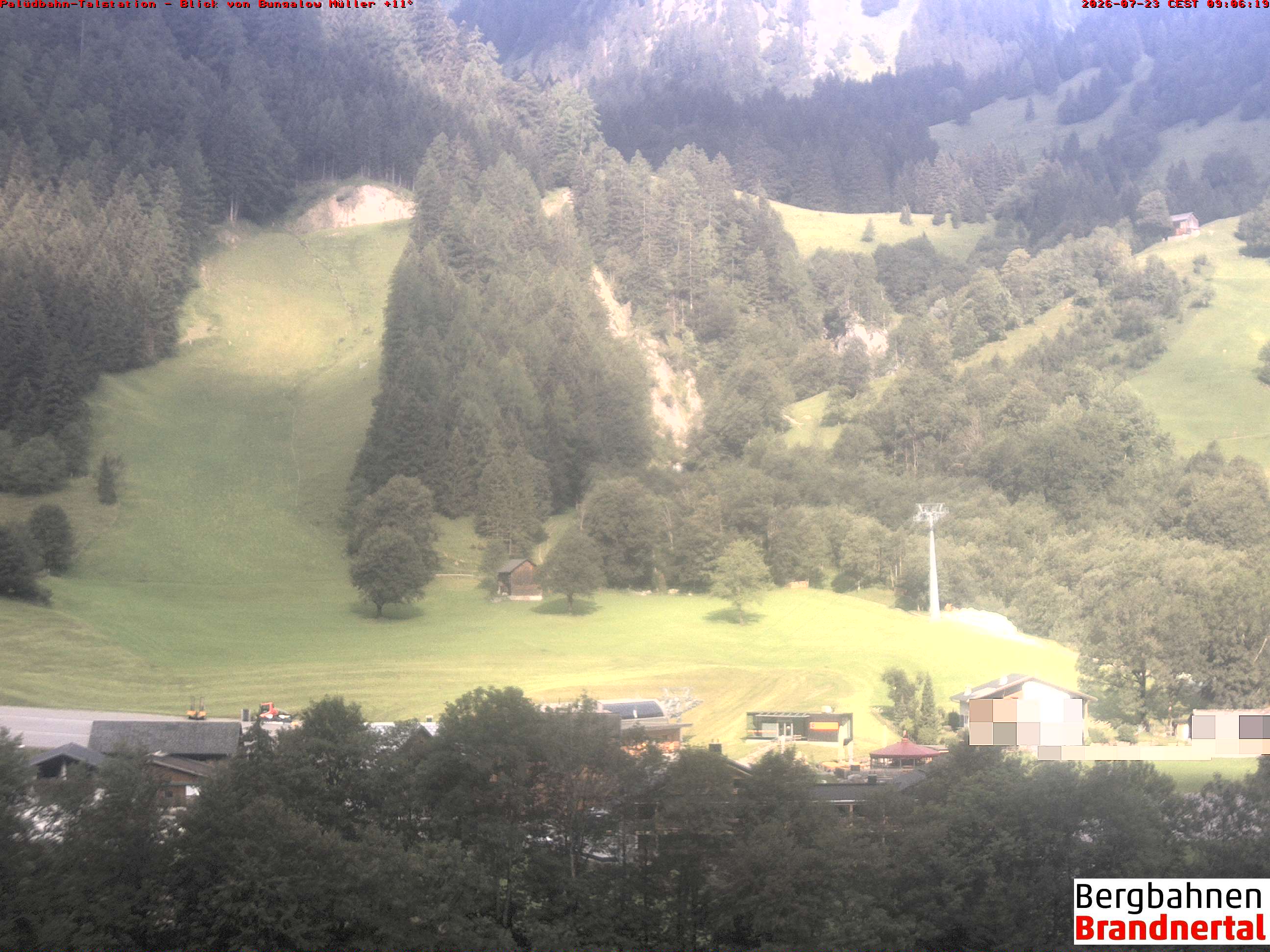 Blick auf Palüdbahn von Bungalow Müller