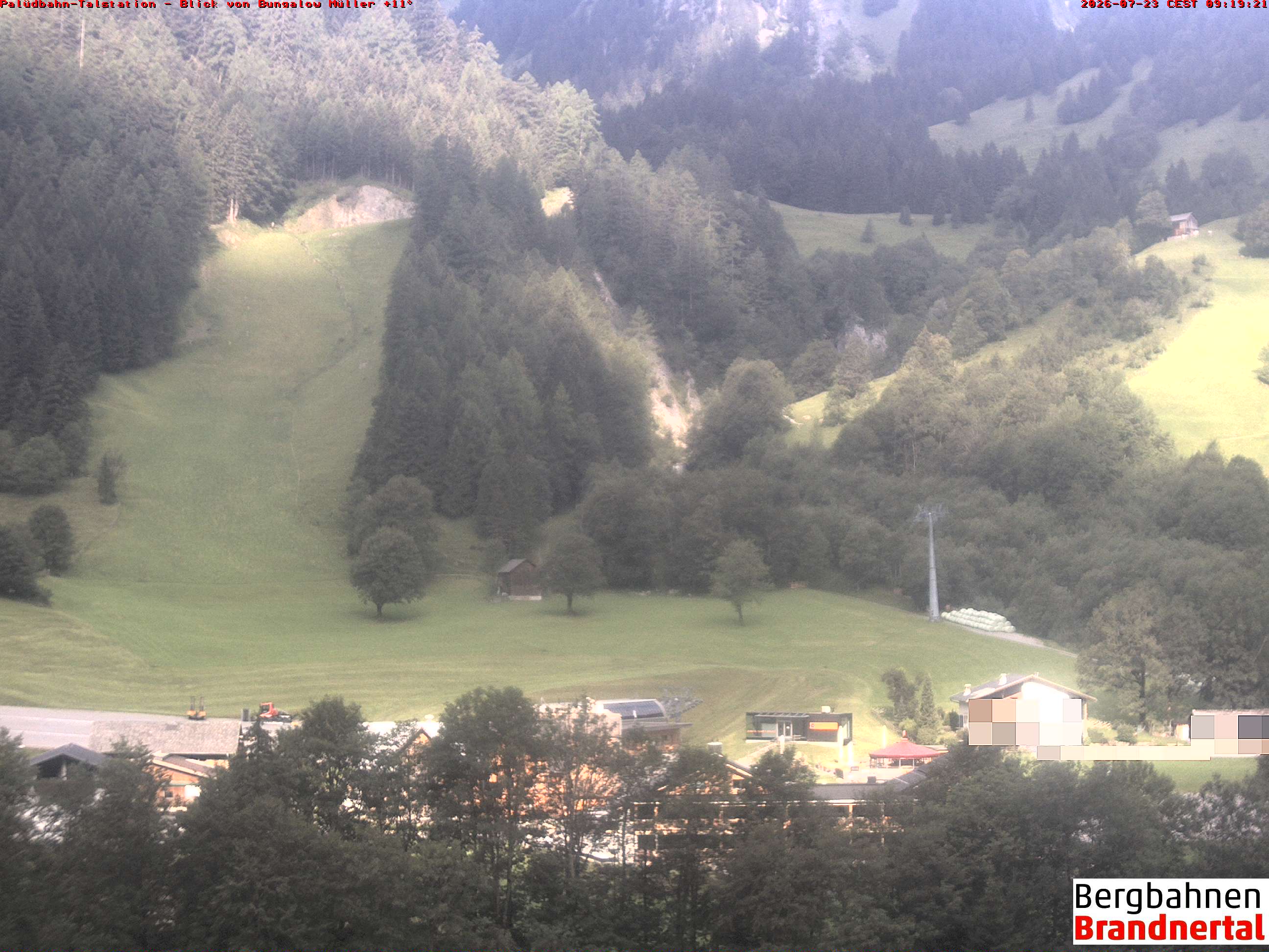 Blick auf Palüdbahn von Bungalow Müller