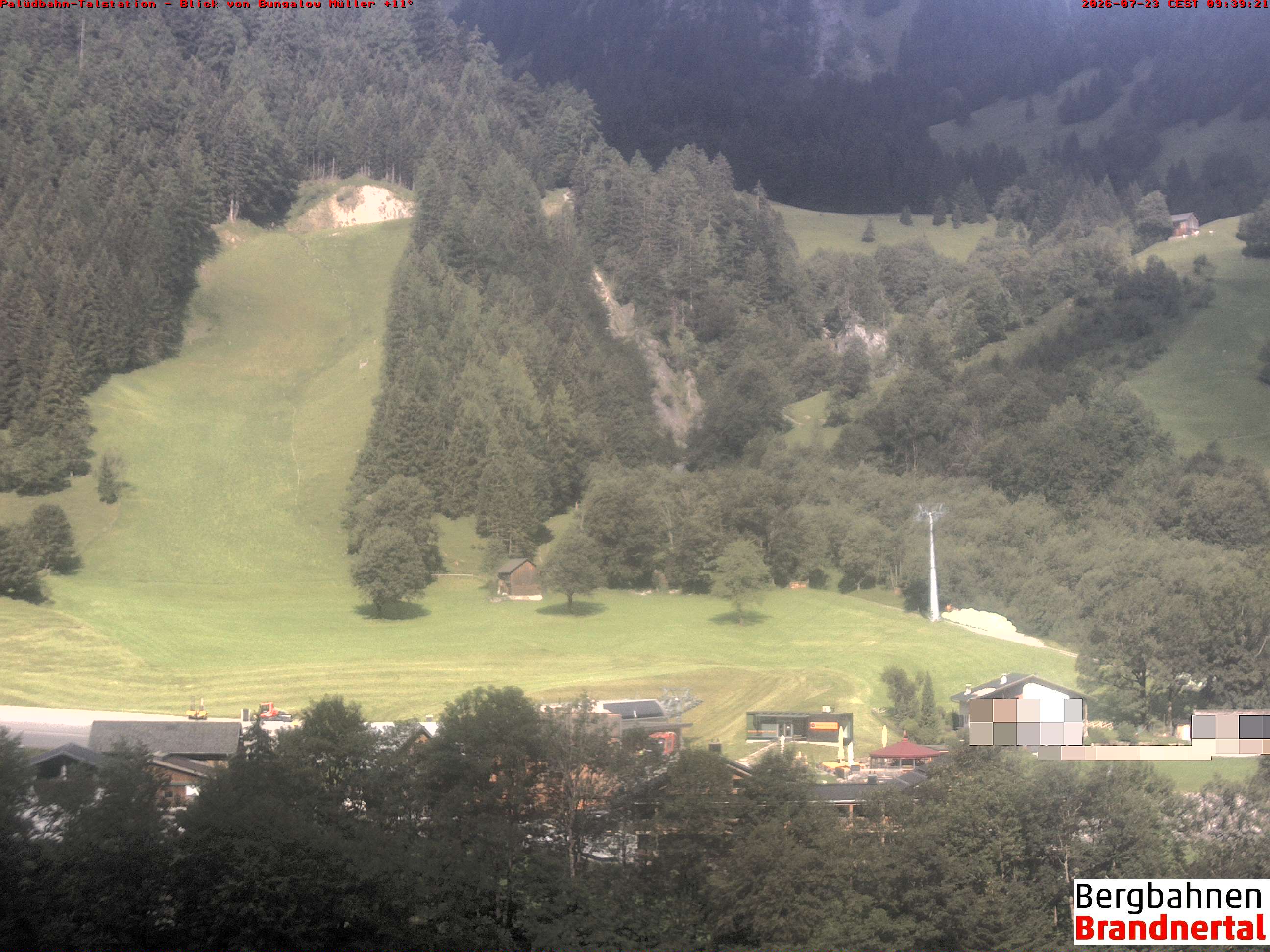 Blick auf Palüdbahn von Bungalow Müller