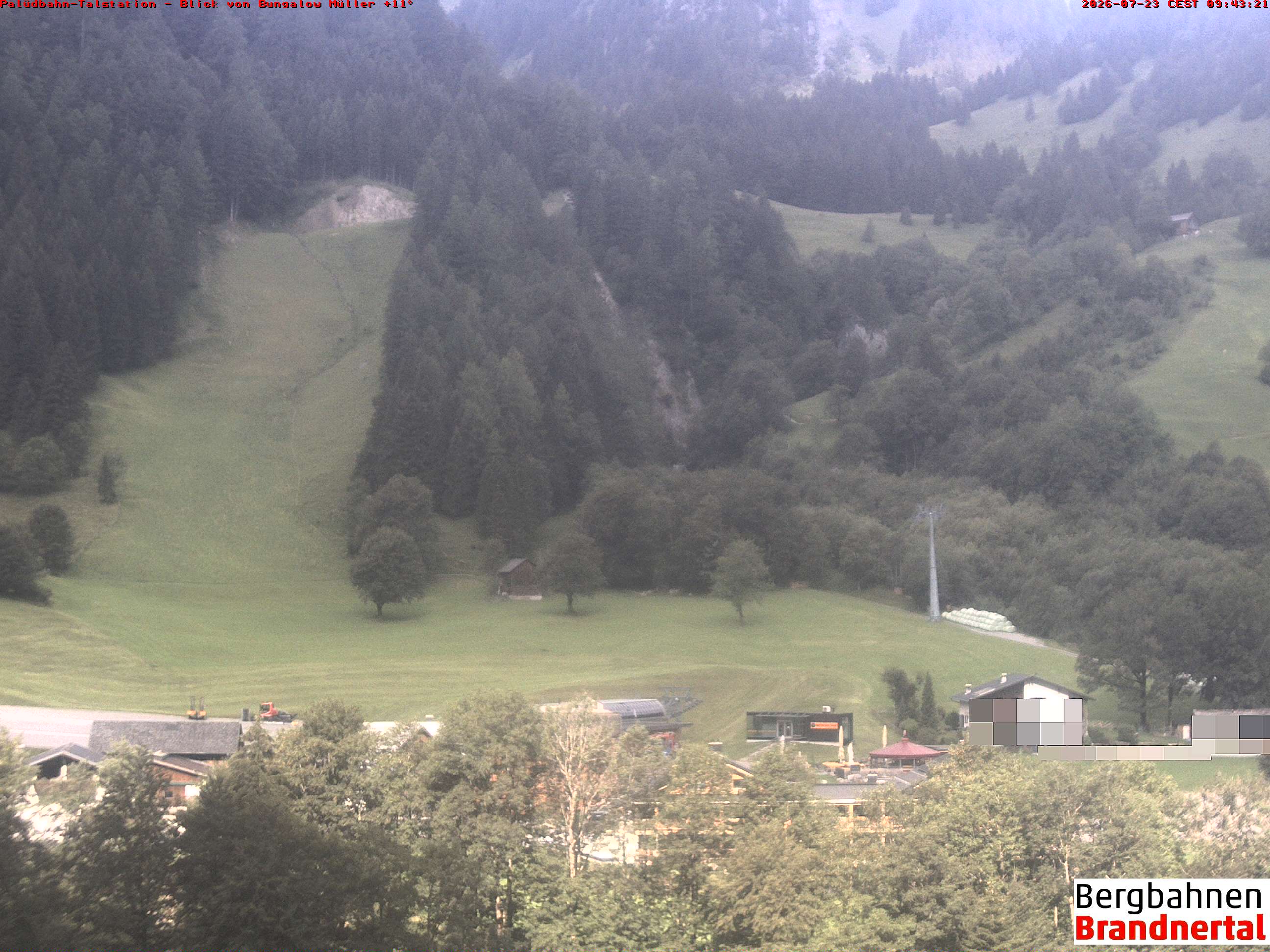 Blick auf Palüdbahn von Bungalow Müller