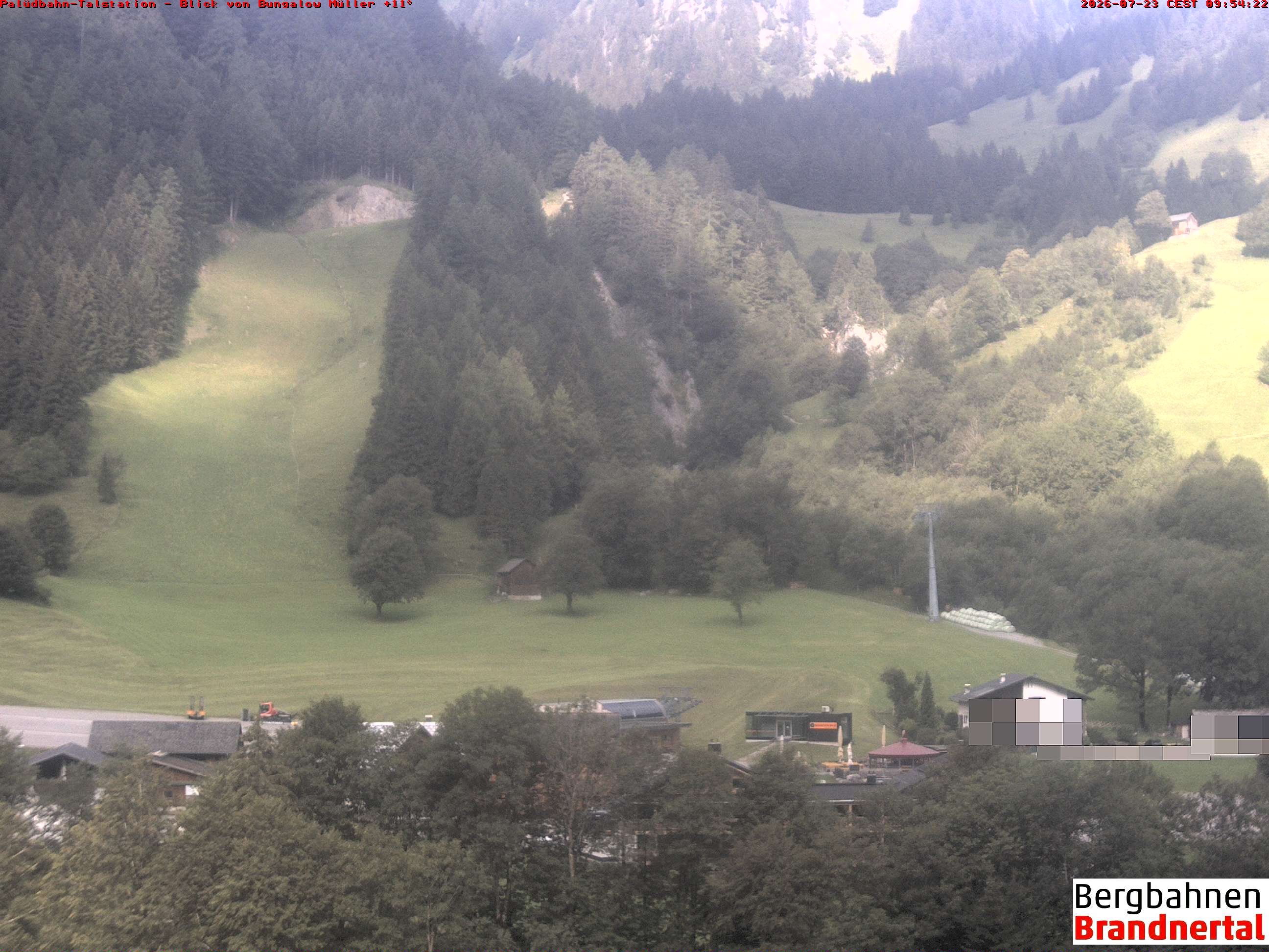 Blick auf Palüdbahn von Bungalow Müller