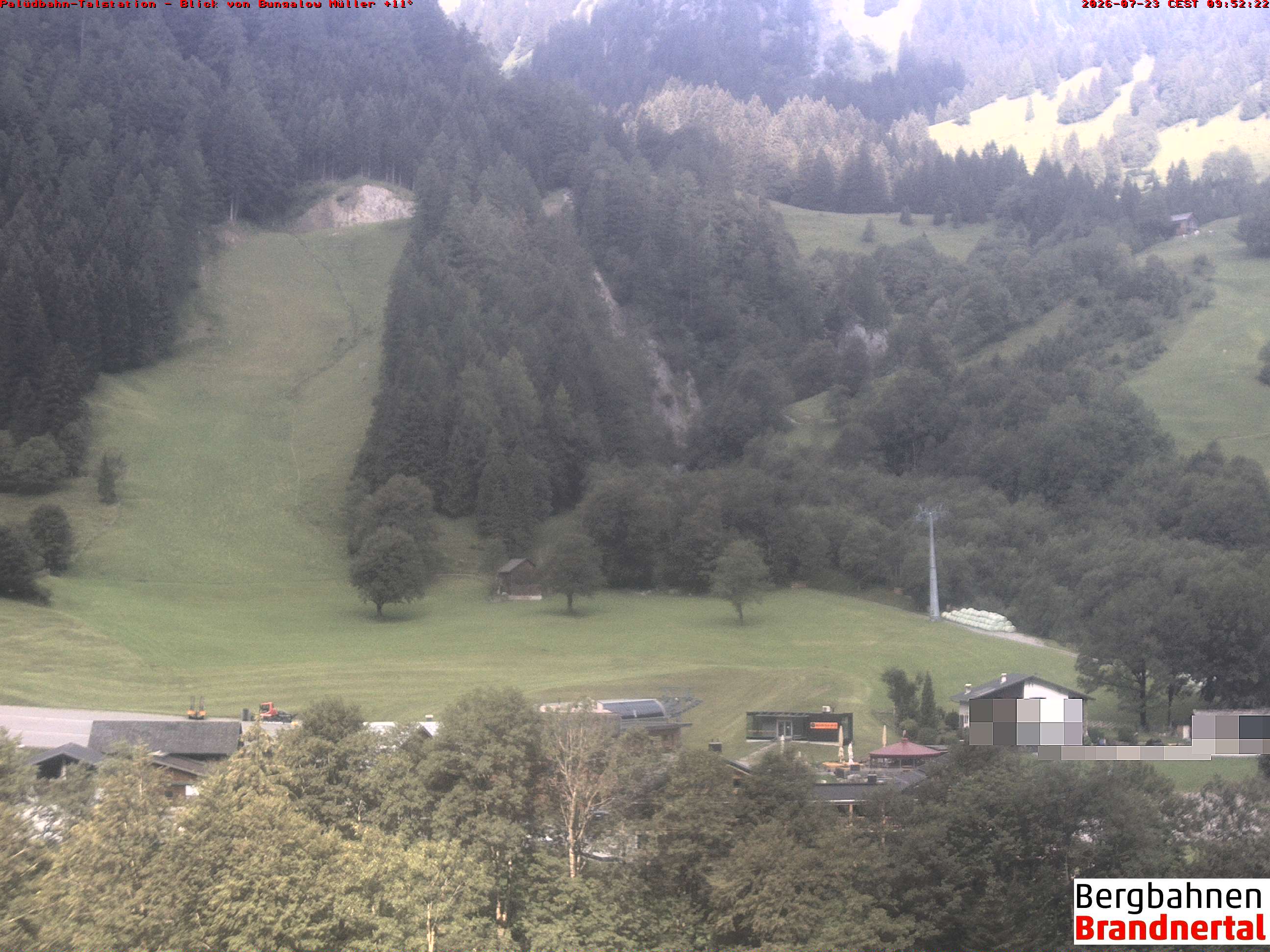 Blick auf Palüdbahn von Bungalow Müller