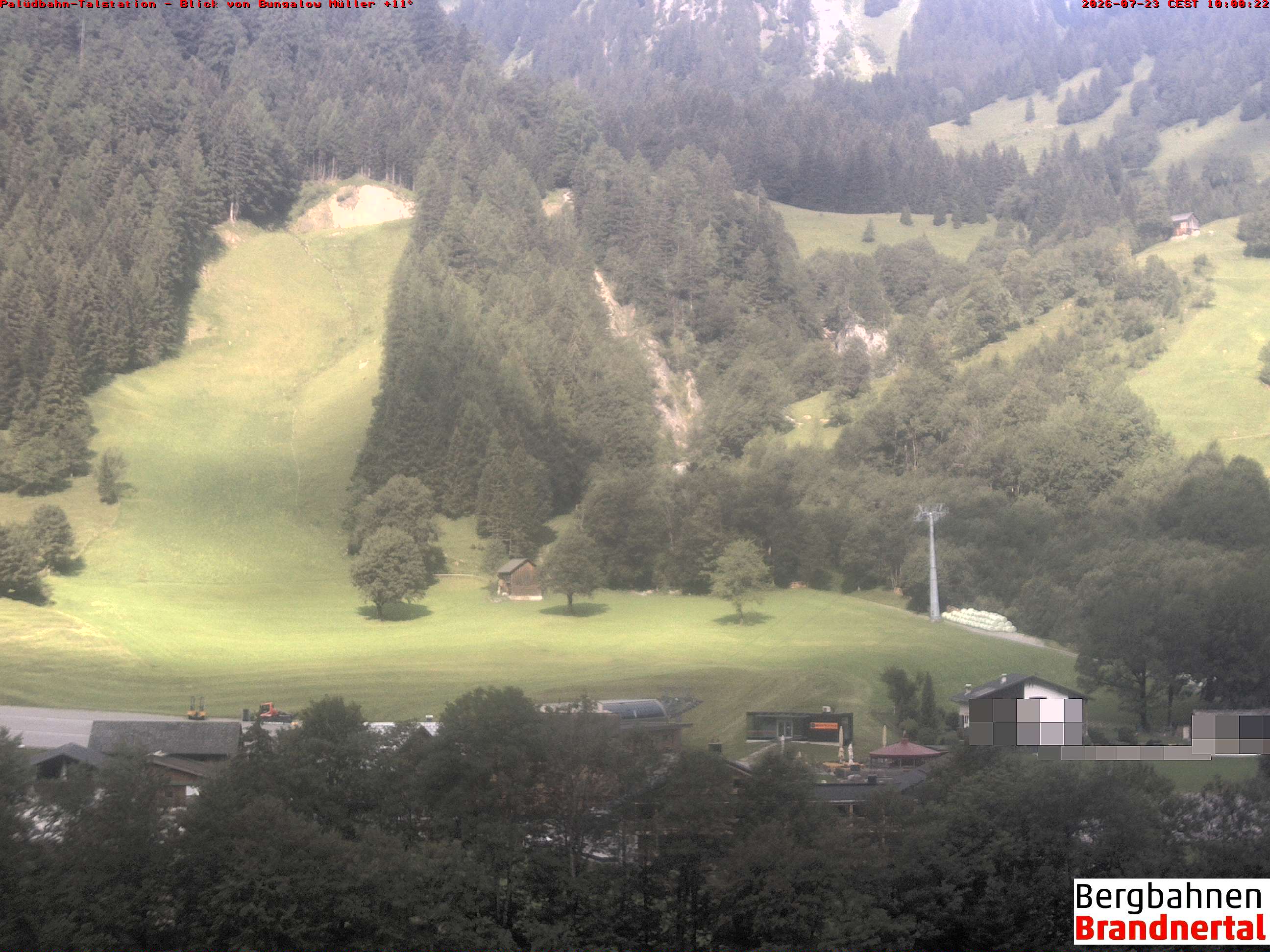 Blick auf Palüdbahn von Bungalow Müller