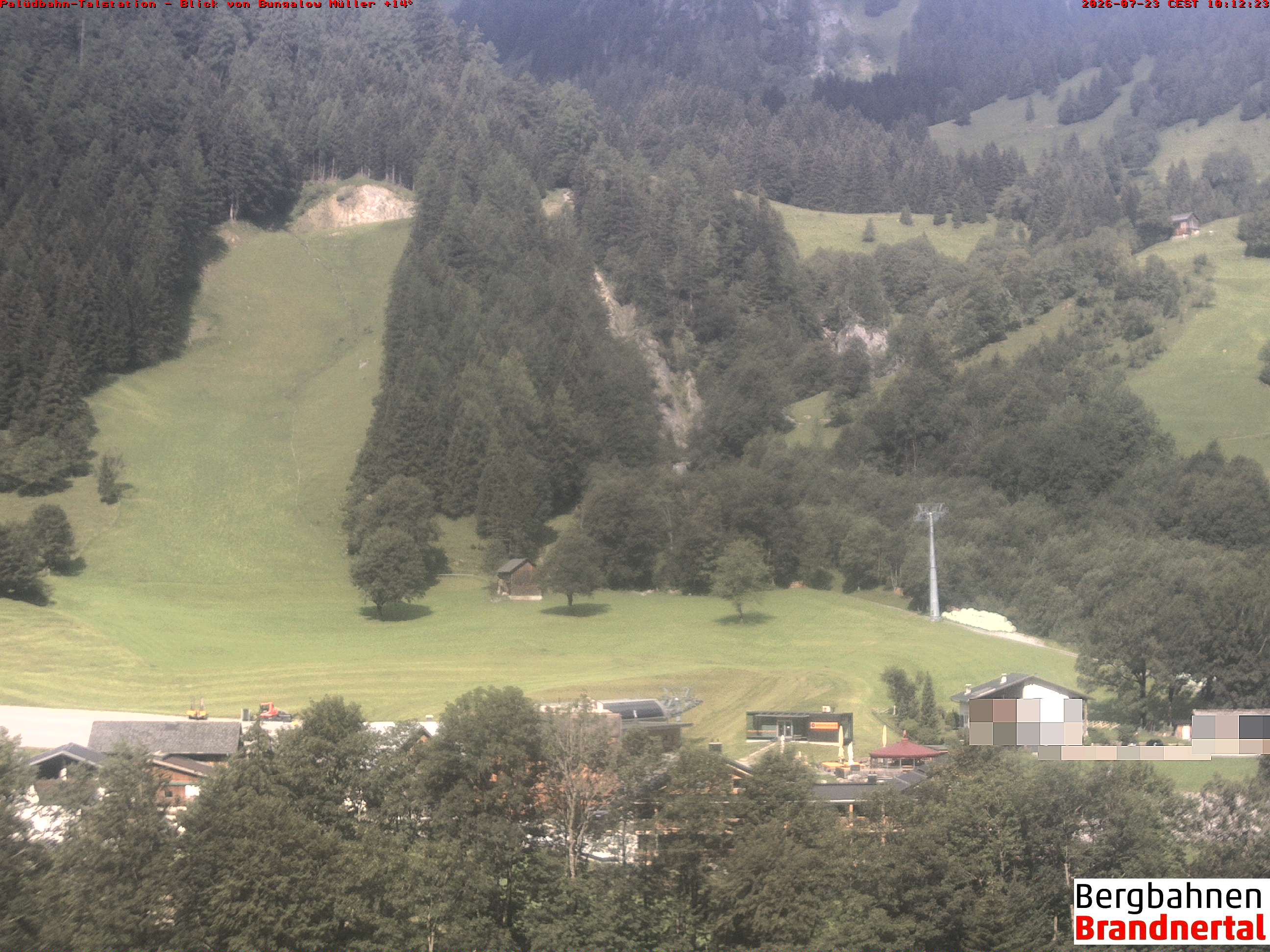 Blick auf Palüdbahn von Bungalow Müller