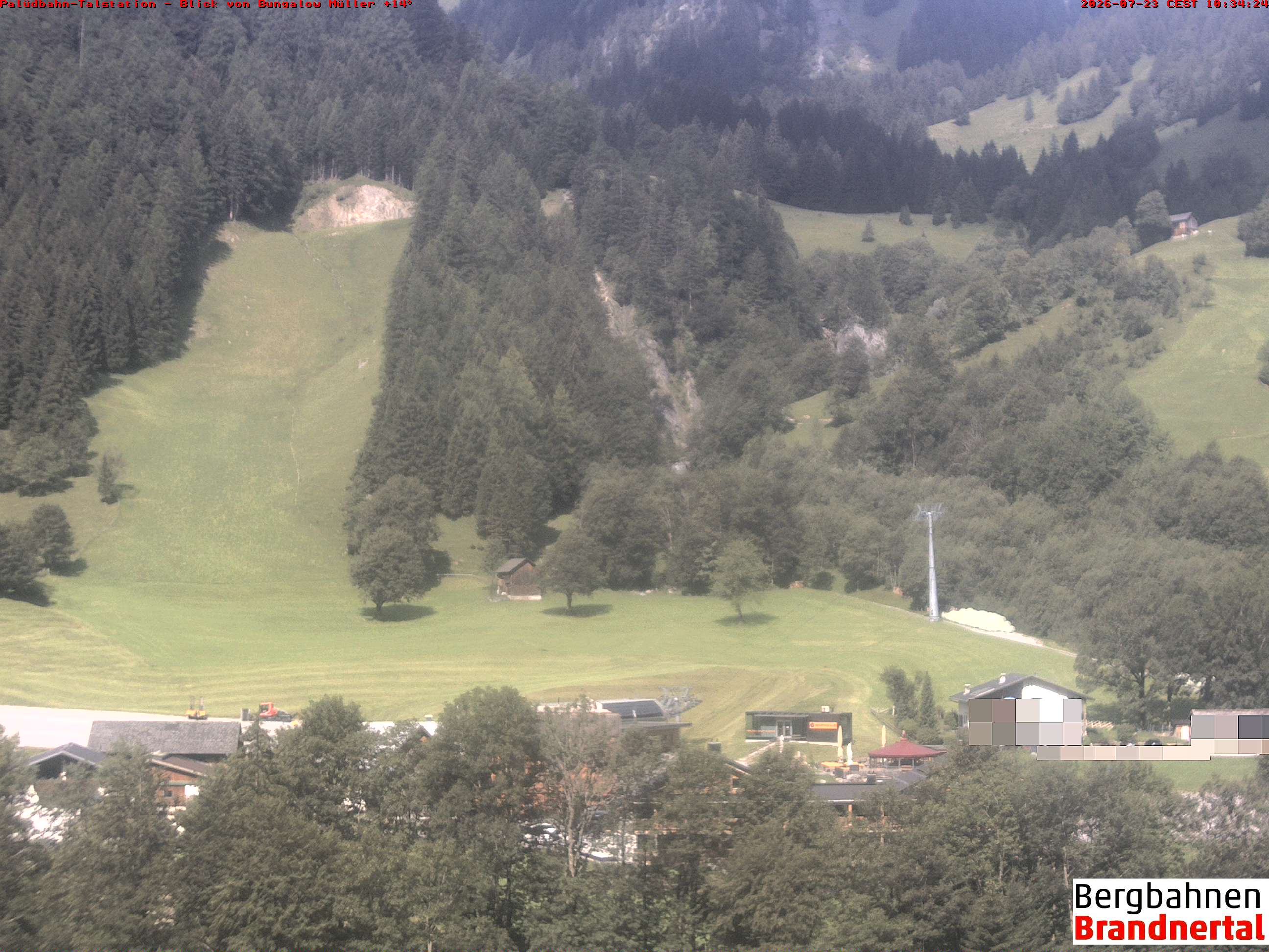 Blick auf Palüdbahn von Bungalow Müller