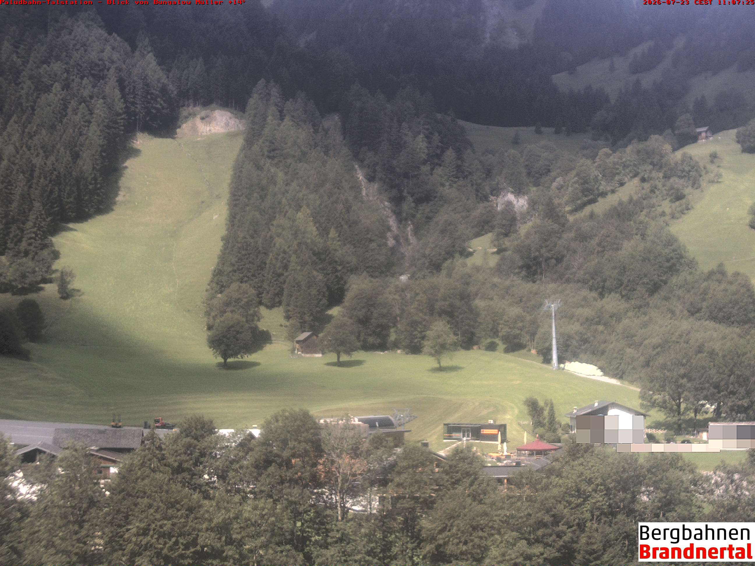 Blick auf Palüdbahn von Bungalow Müller