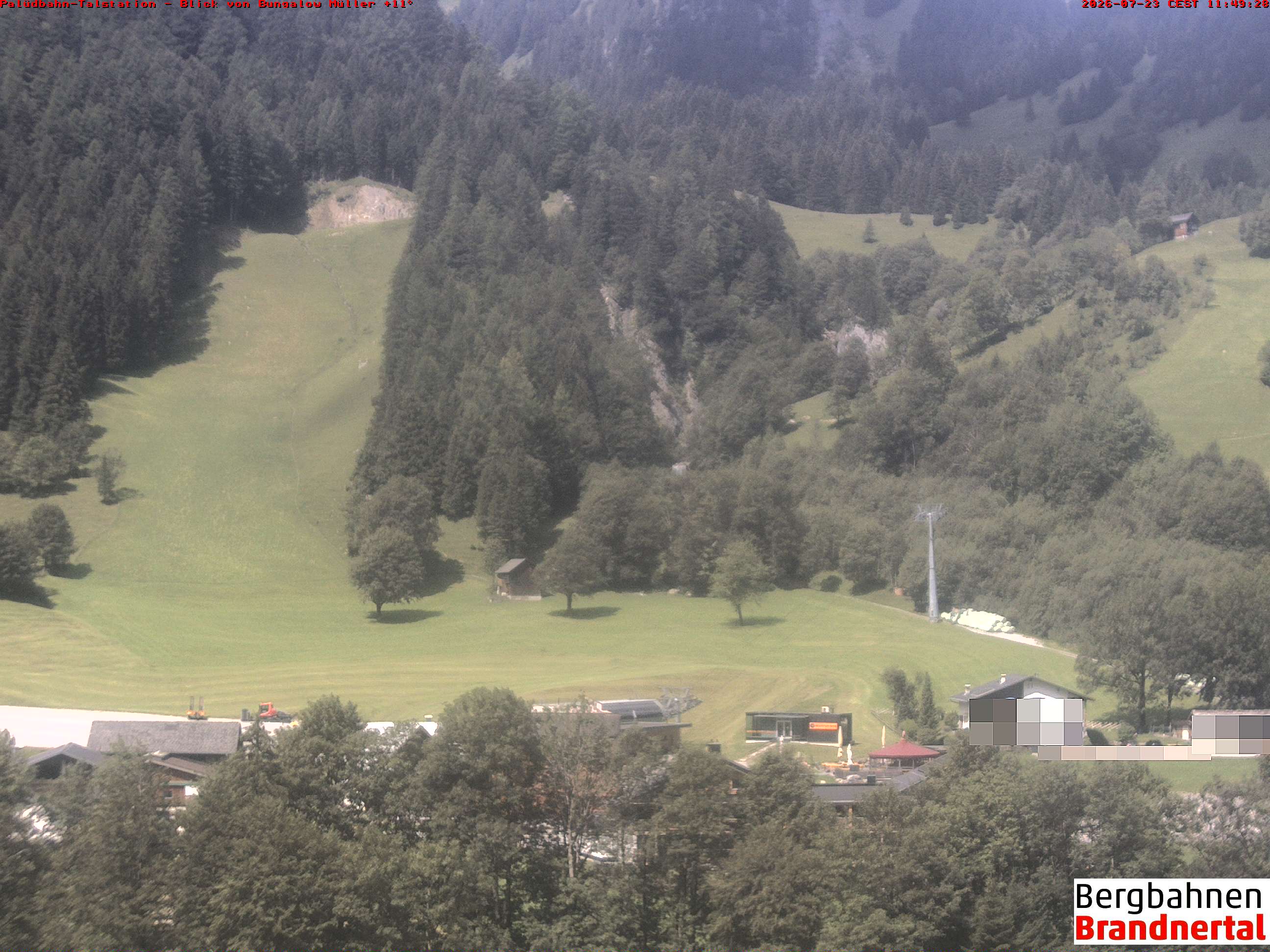 Blick auf Palüdbahn von Bungalow Müller