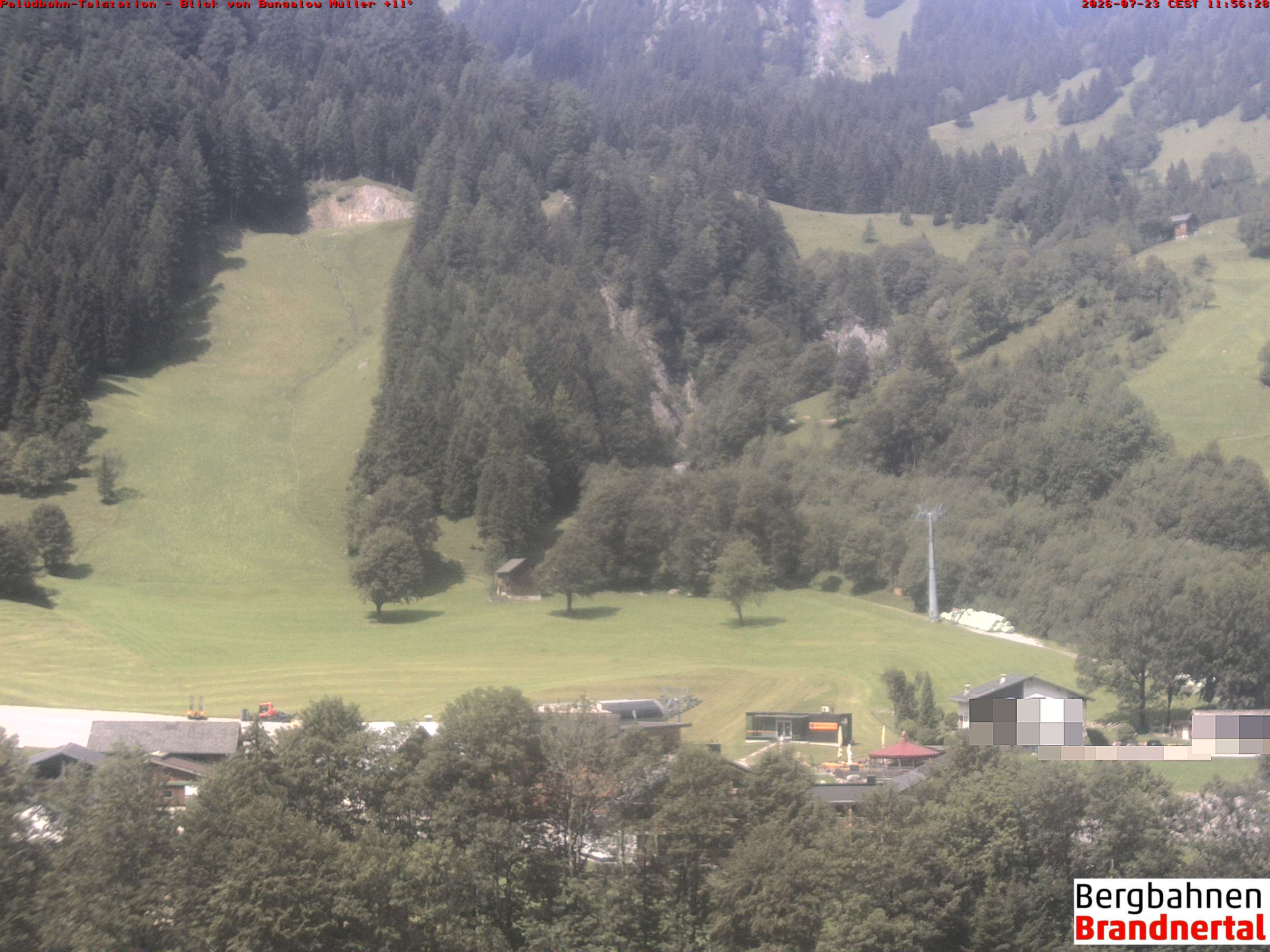 Blick auf Palüdbahn von Bungalow Müller