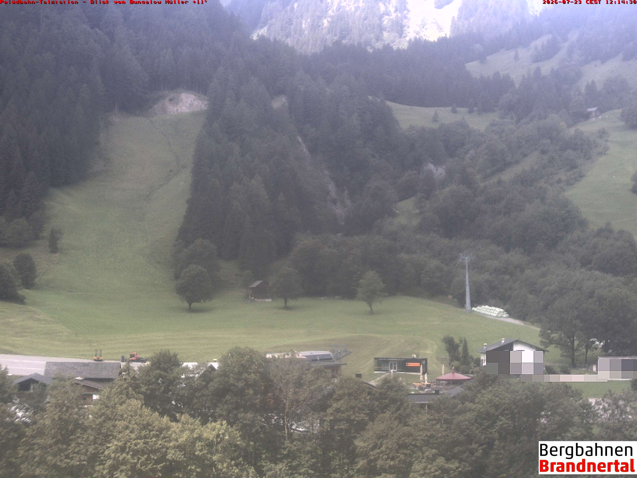 Blick auf Palüdbahn von Bungalow Müller