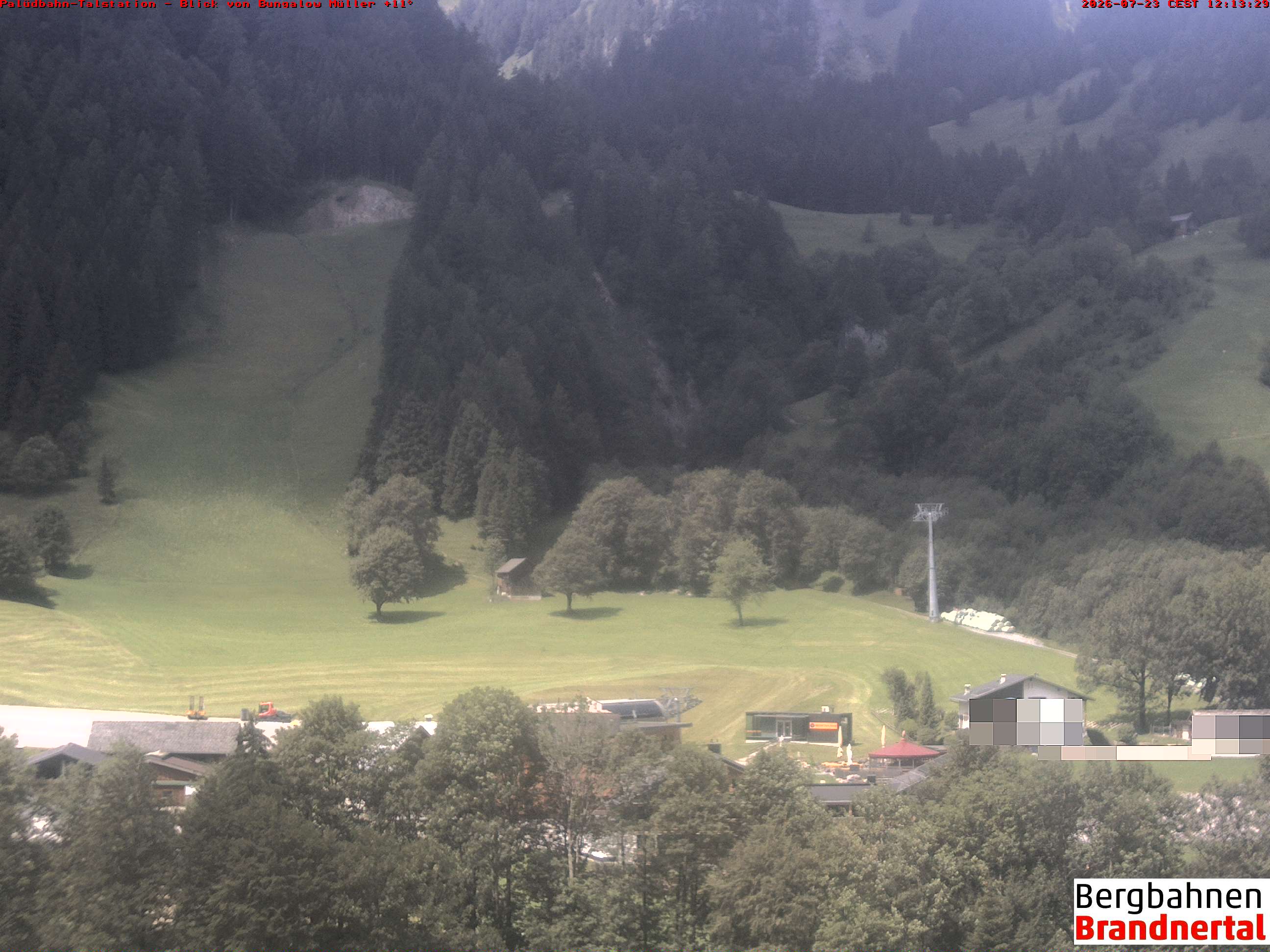 Blick auf Palüdbahn von Bungalow Müller