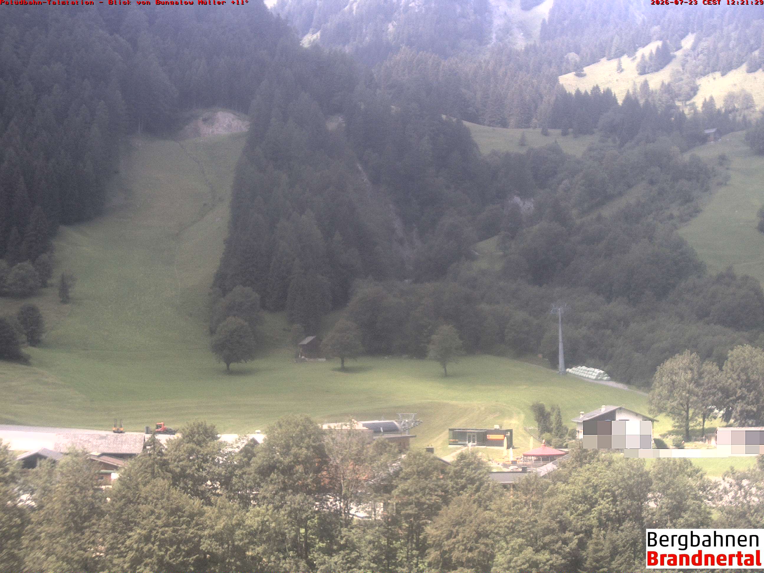 Blick auf Palüdbahn von Bungalow Müller
