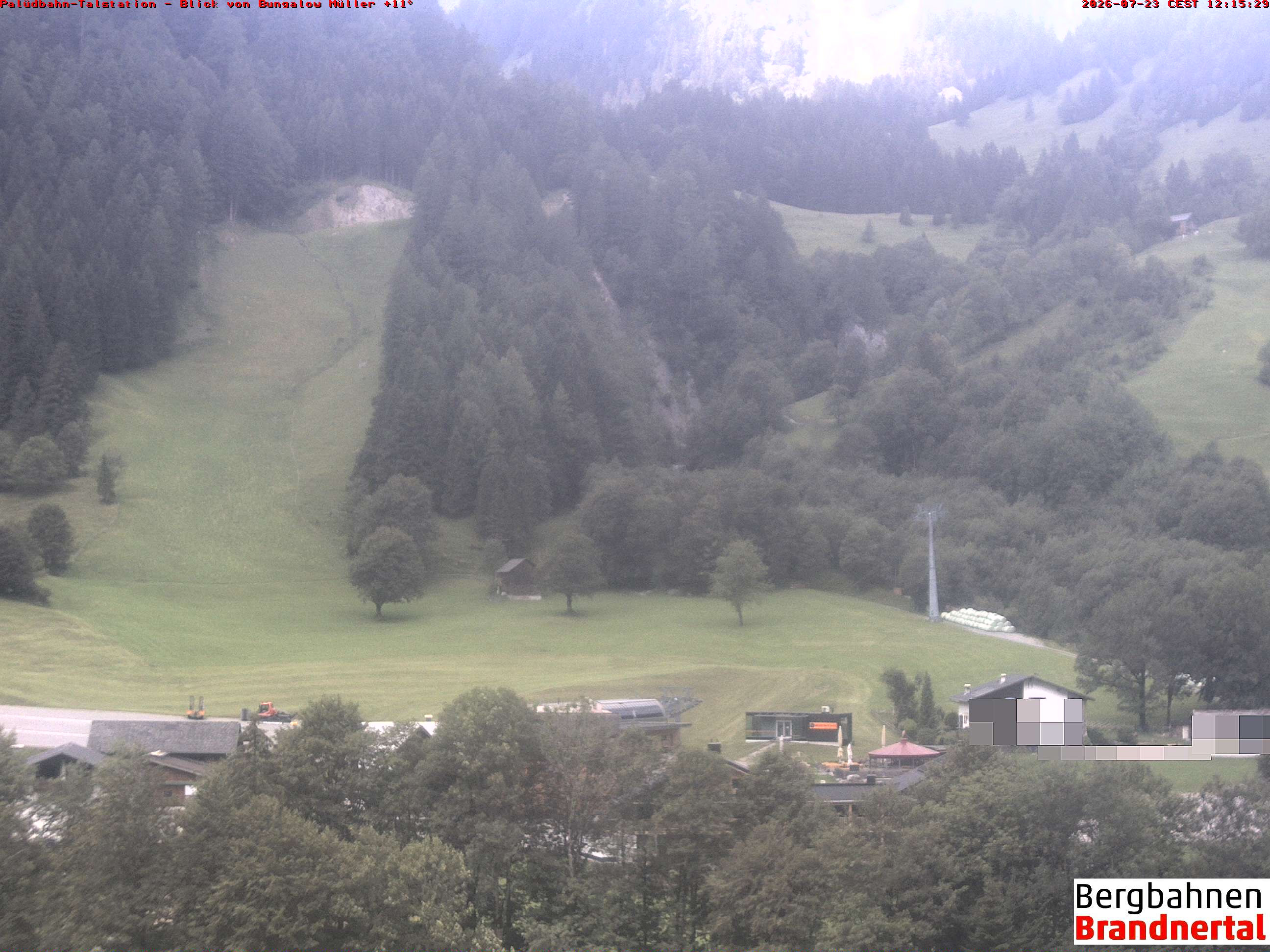 Blick auf Palüdbahn von Bungalow Müller