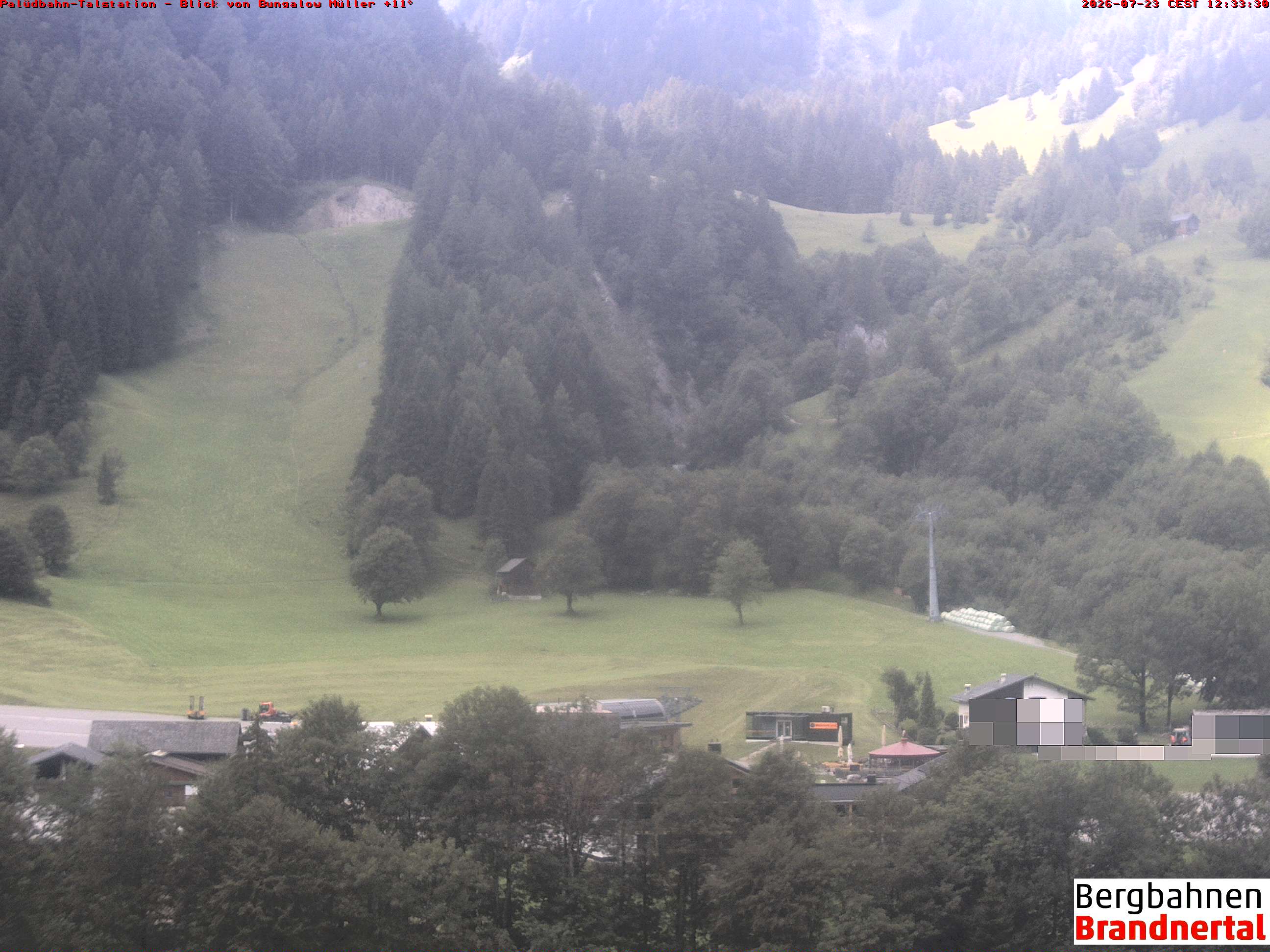 Blick auf Palüdbahn von Bungalow Müller