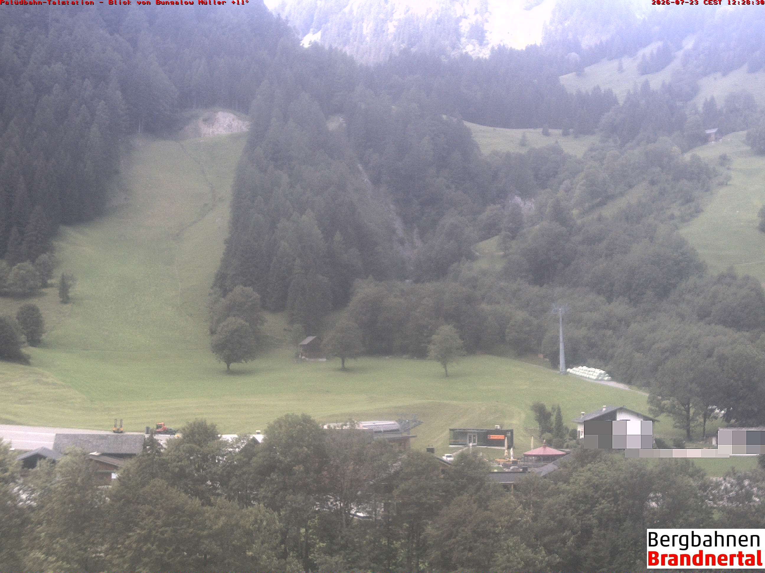 Blick auf Palüdbahn von Bungalow Müller