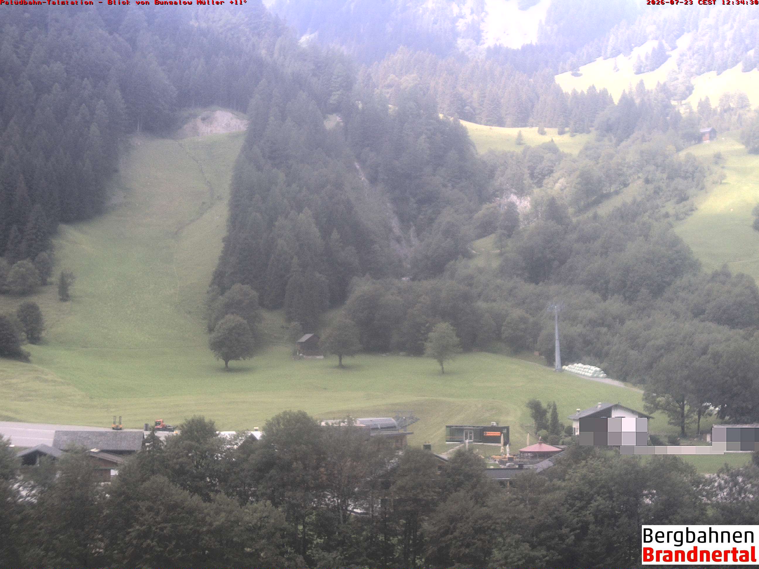 Blick auf Palüdbahn von Bungalow Müller