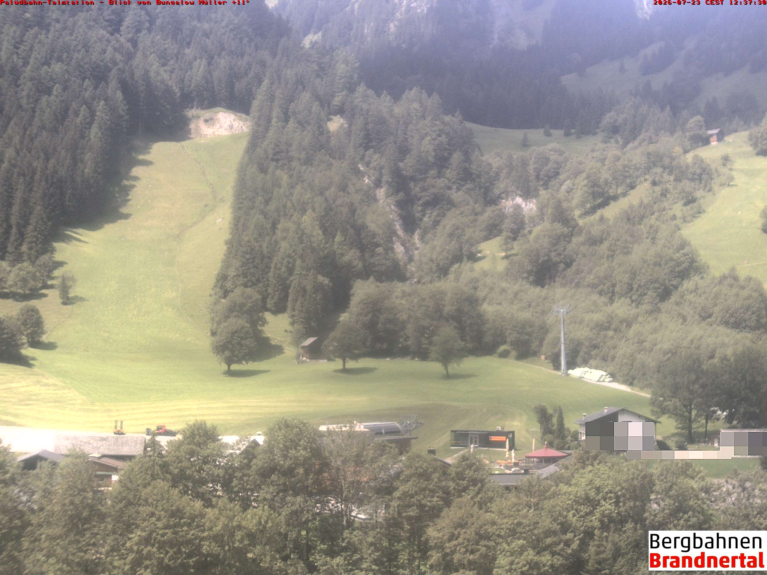 Blick auf Palüdbahn von Bungalow Müller