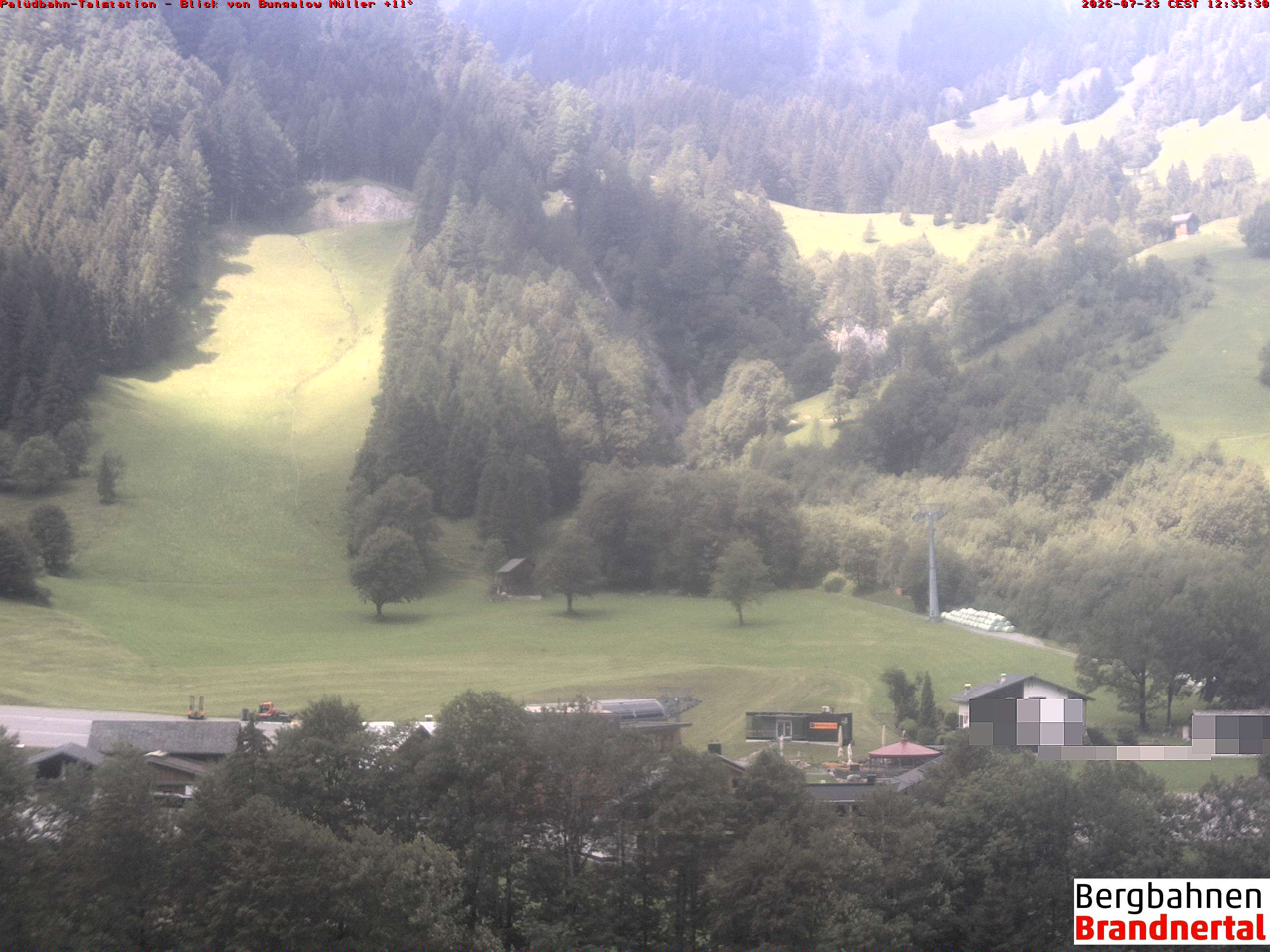 Blick auf Palüdbahn von Bungalow Müller