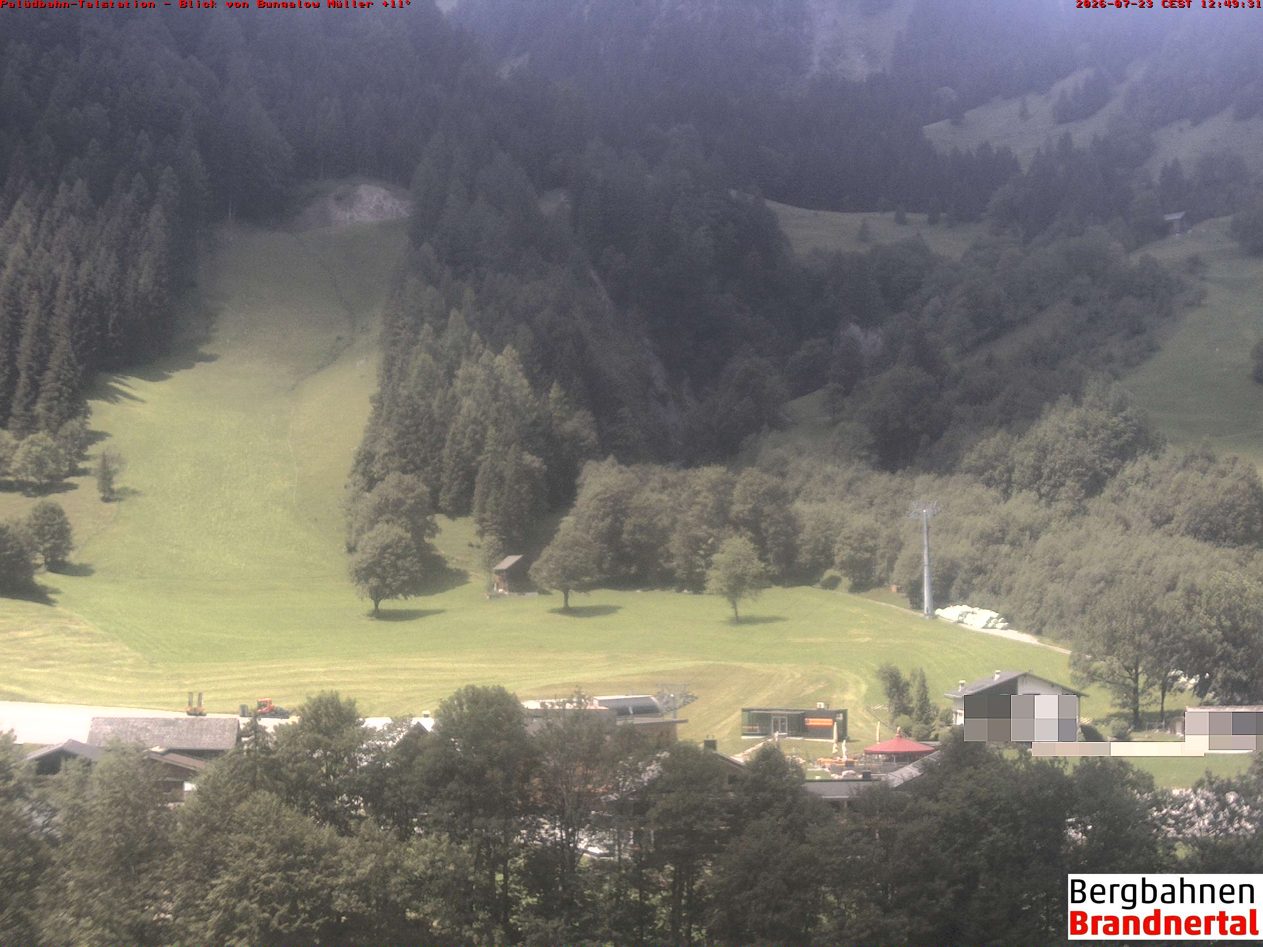 Blick auf Palüdbahn von Bungalow Müller