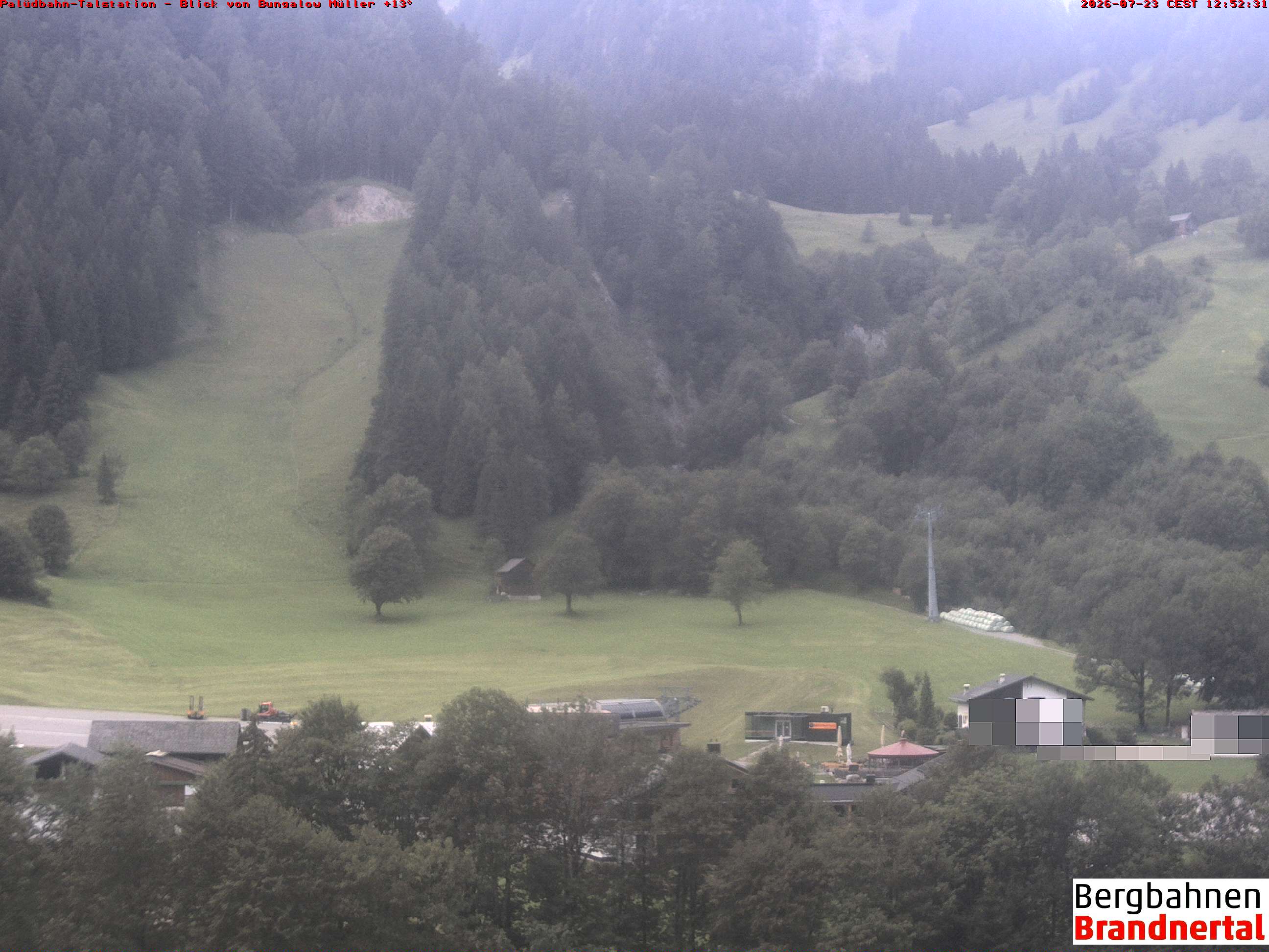 Blick auf Palüdbahn von Bungalow Müller