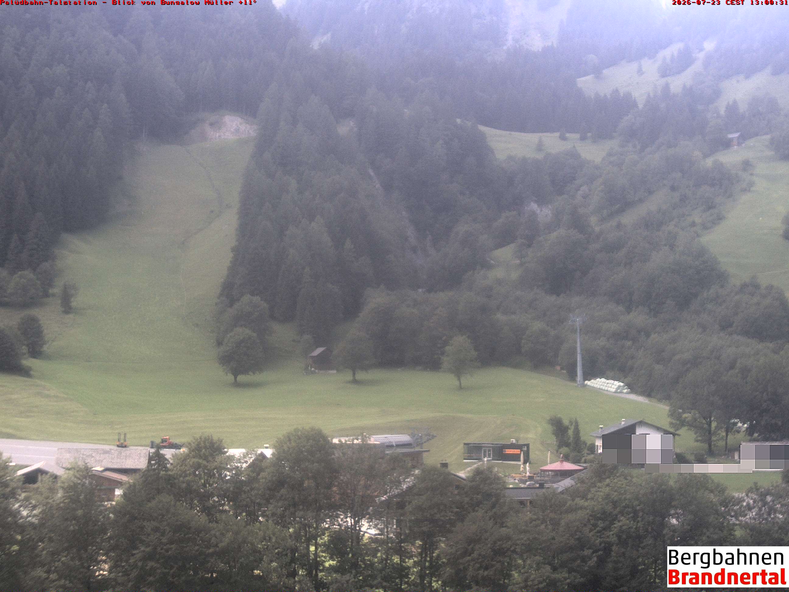 Blick auf Palüdbahn von Bungalow Müller