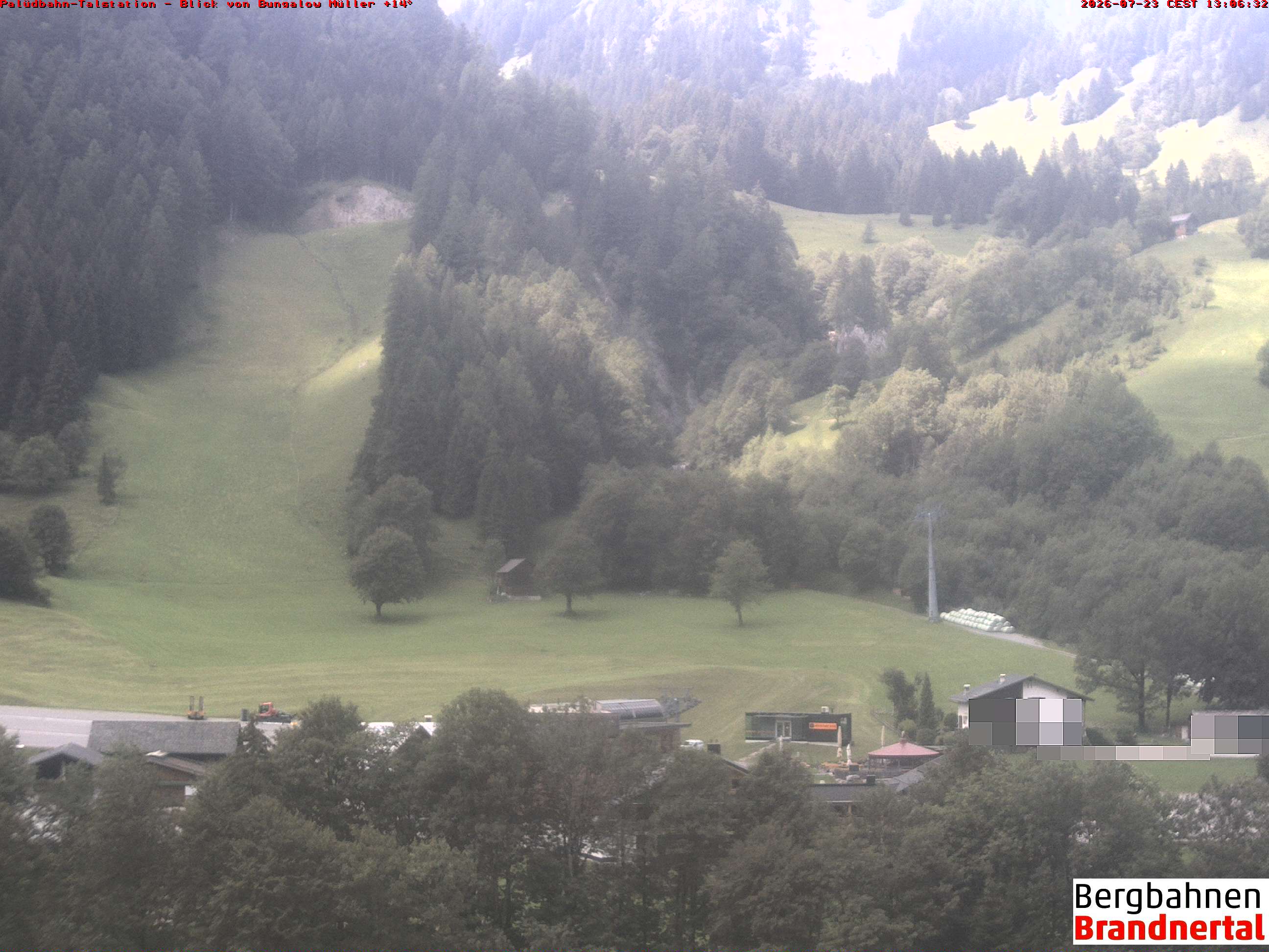 Blick auf Palüdbahn von Bungalow Müller