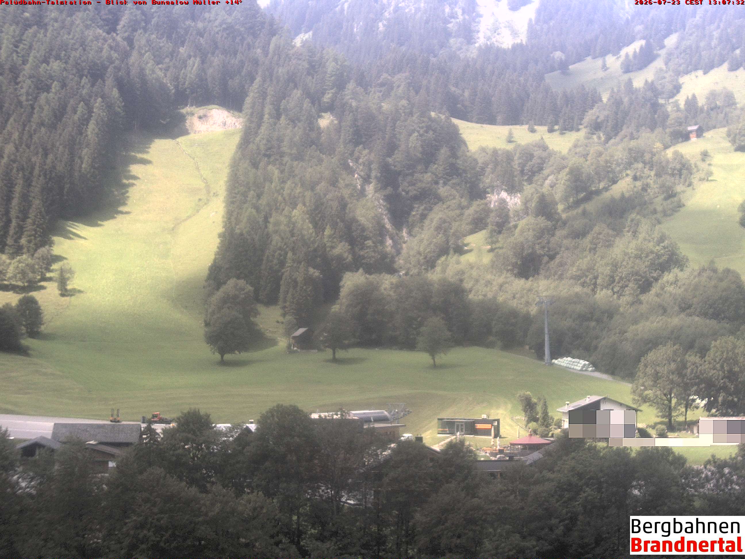 Blick auf Palüdbahn von Bungalow Müller