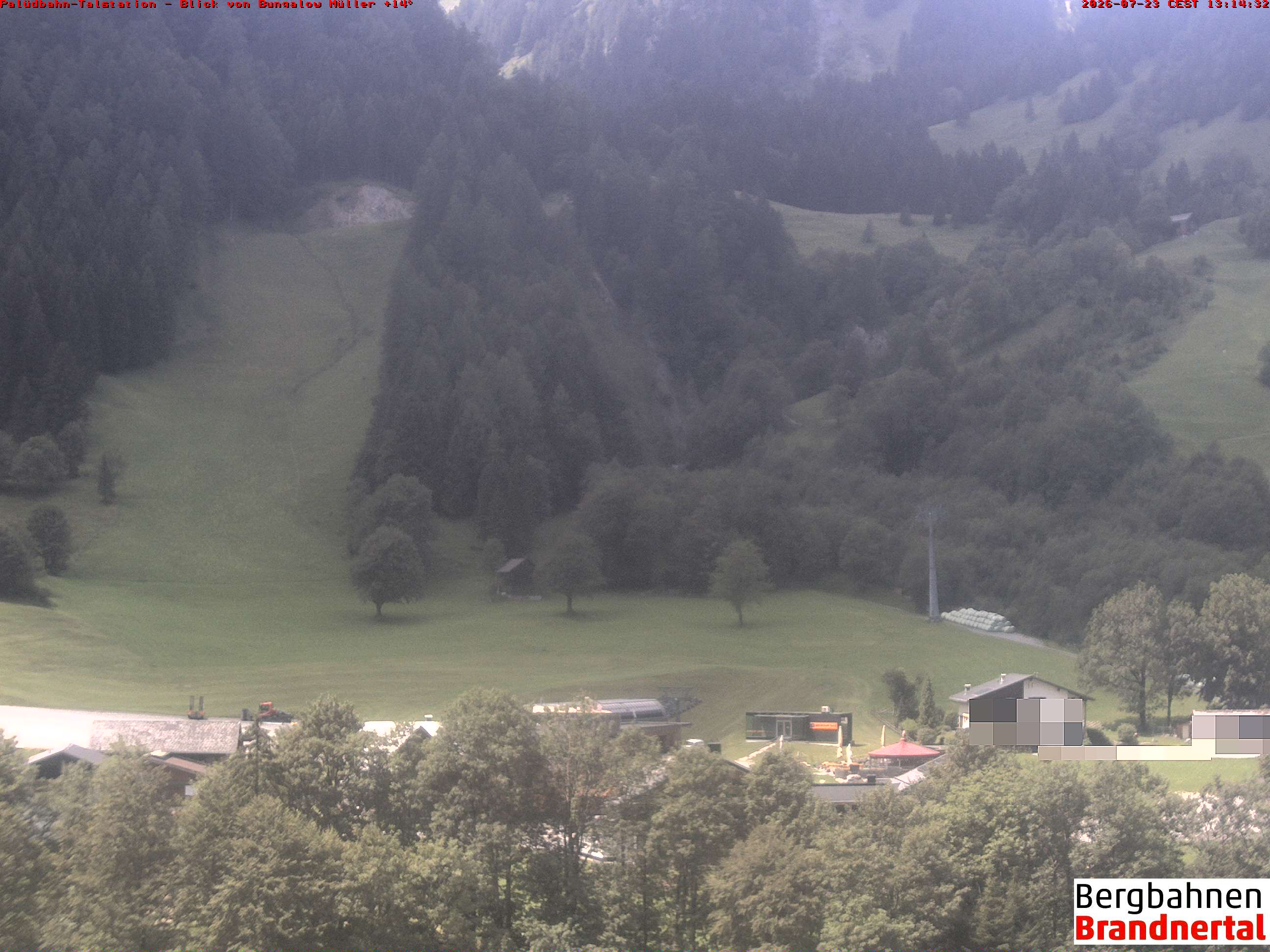 Blick auf Palüdbahn von Bungalow Müller