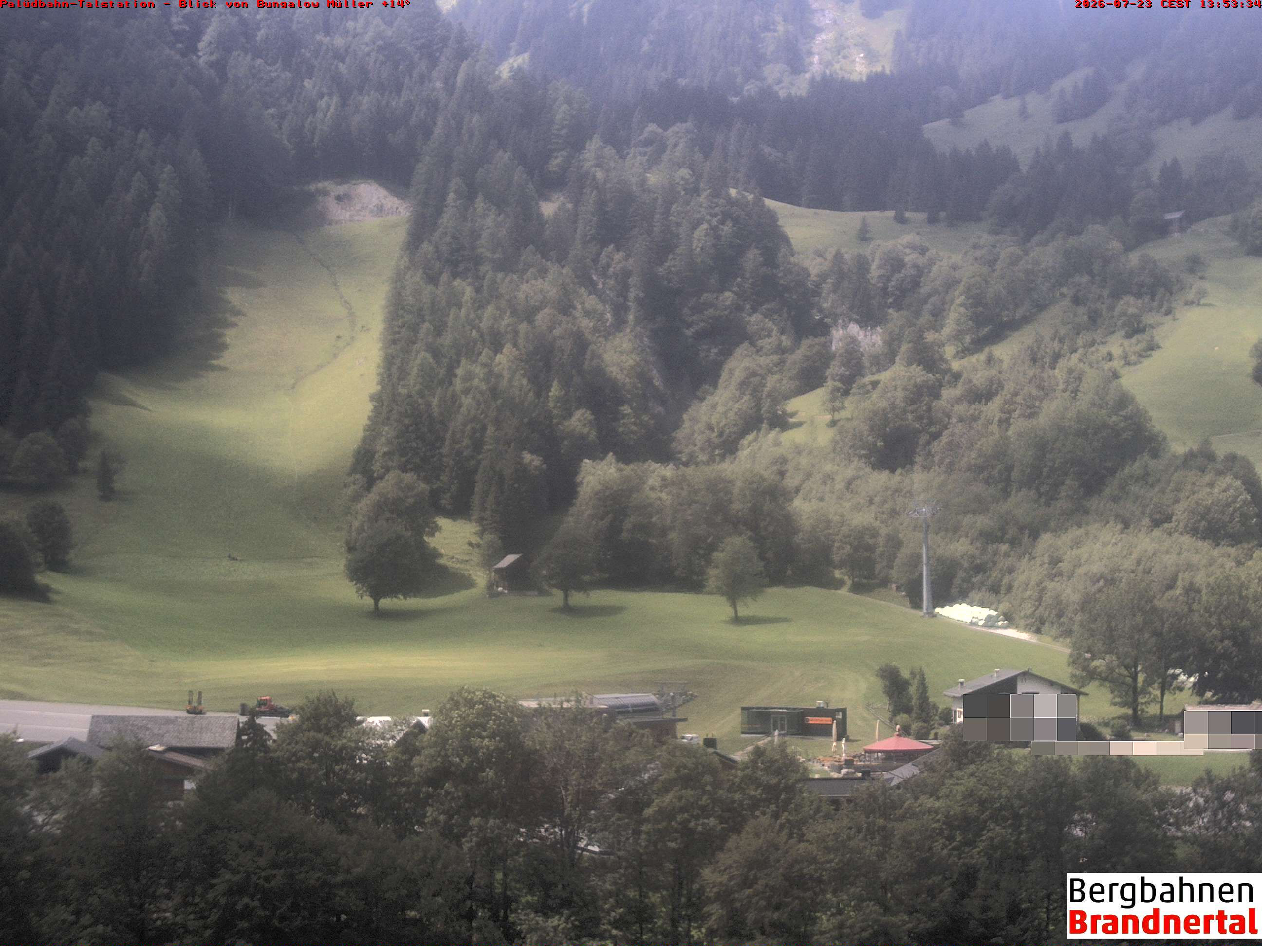 Blick auf Palüdbahn von Bungalow Müller