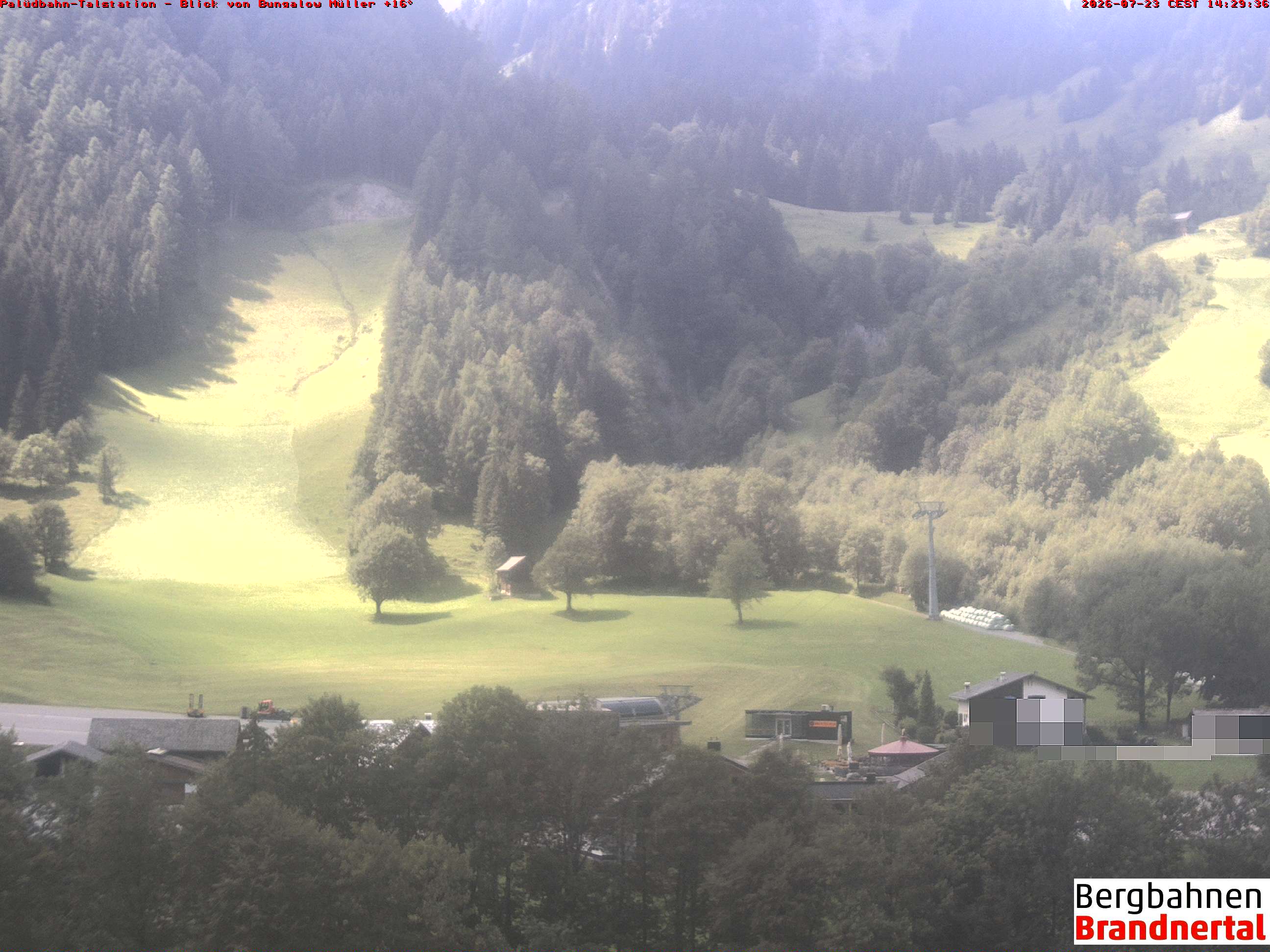 Blick auf Palüdbahn von Bungalow Müller