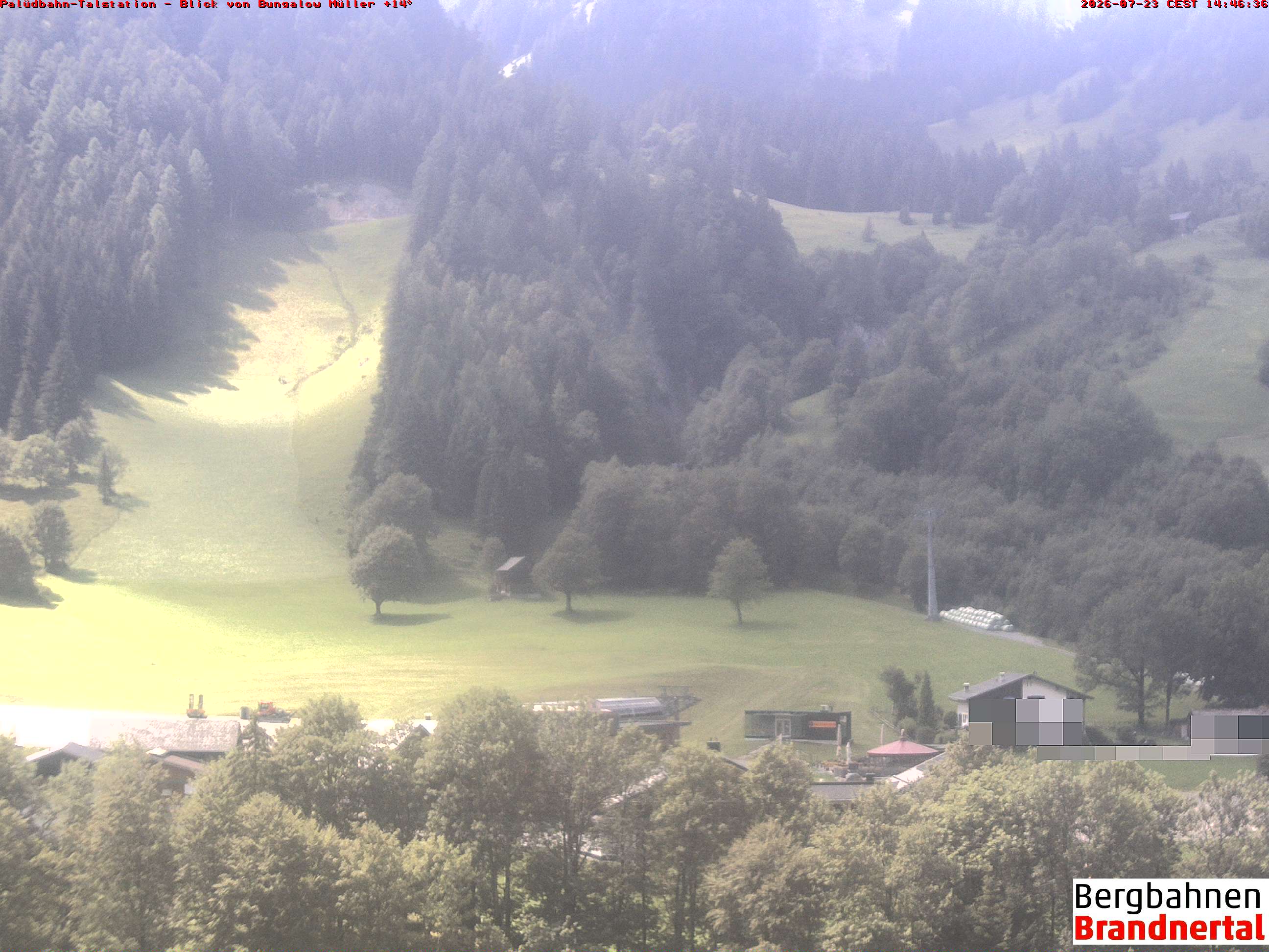 Blick auf Palüdbahn von Bungalow Müller