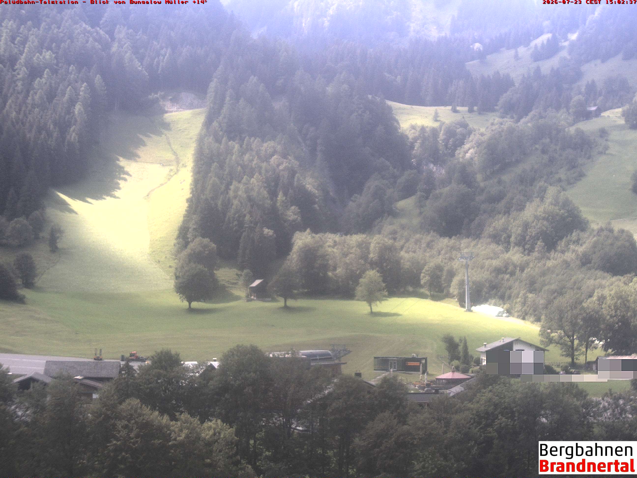 Blick auf Palüdbahn von Bungalow Müller