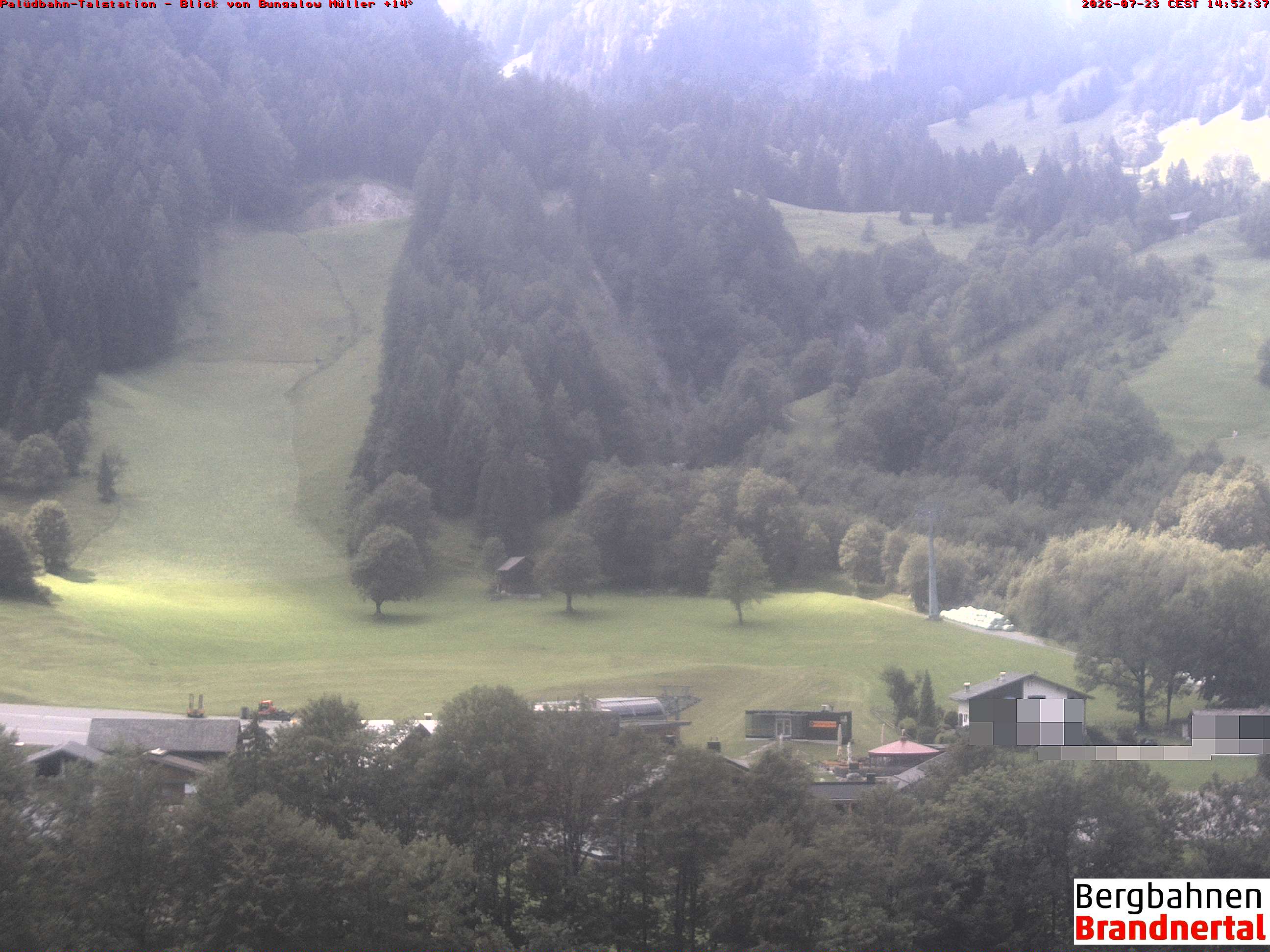 Blick auf Palüdbahn von Bungalow Müller