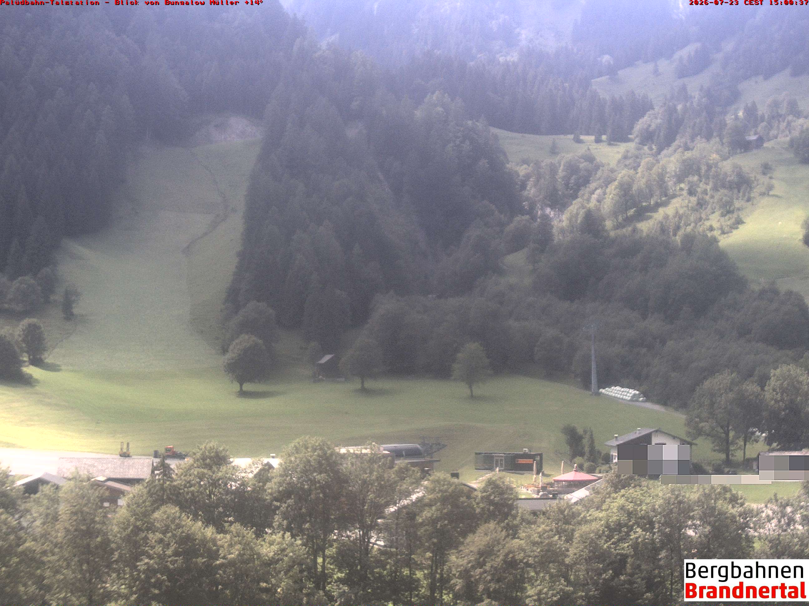 Blick auf Palüdbahn von Bungalow Müller