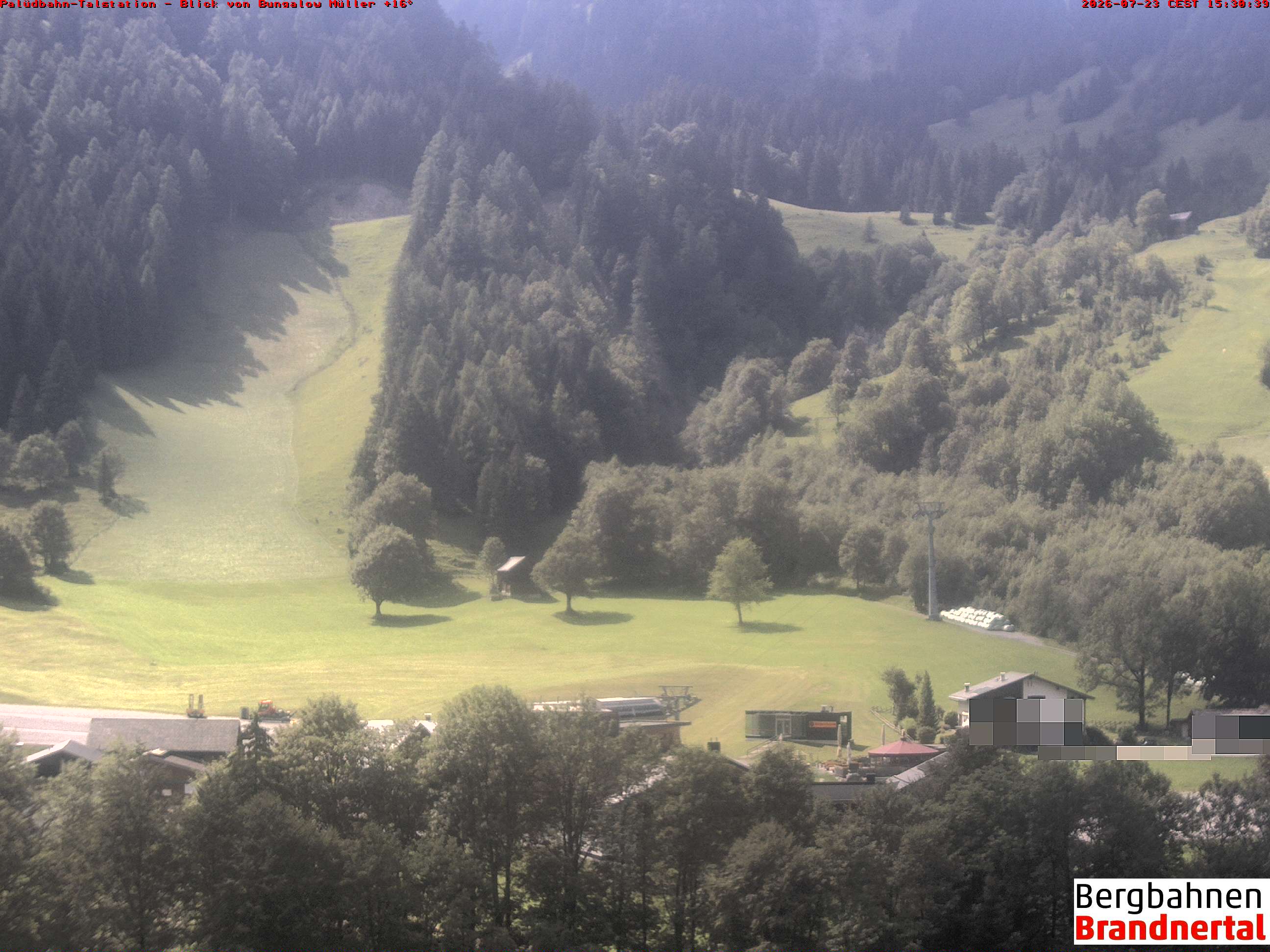Blick auf Palüdbahn von Bungalow Müller