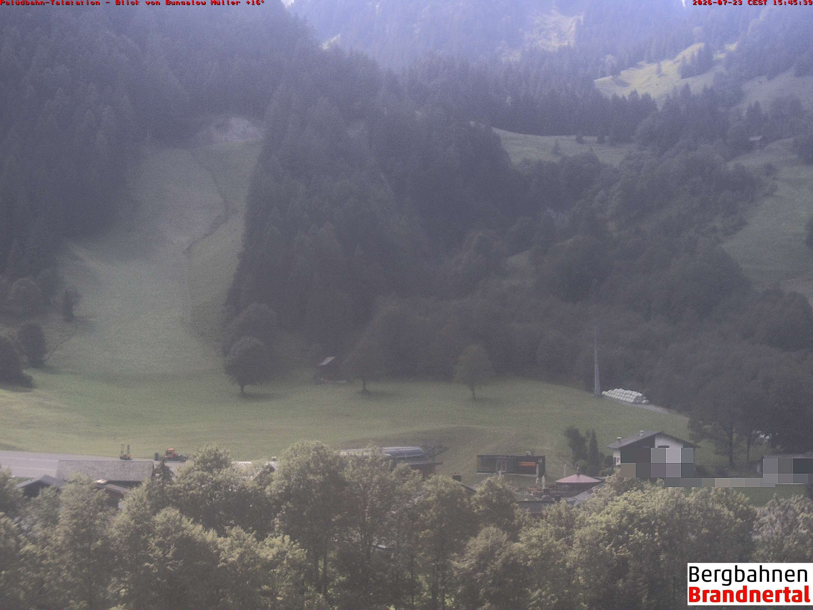 Blick auf Palüdbahn von Bungalow Müller