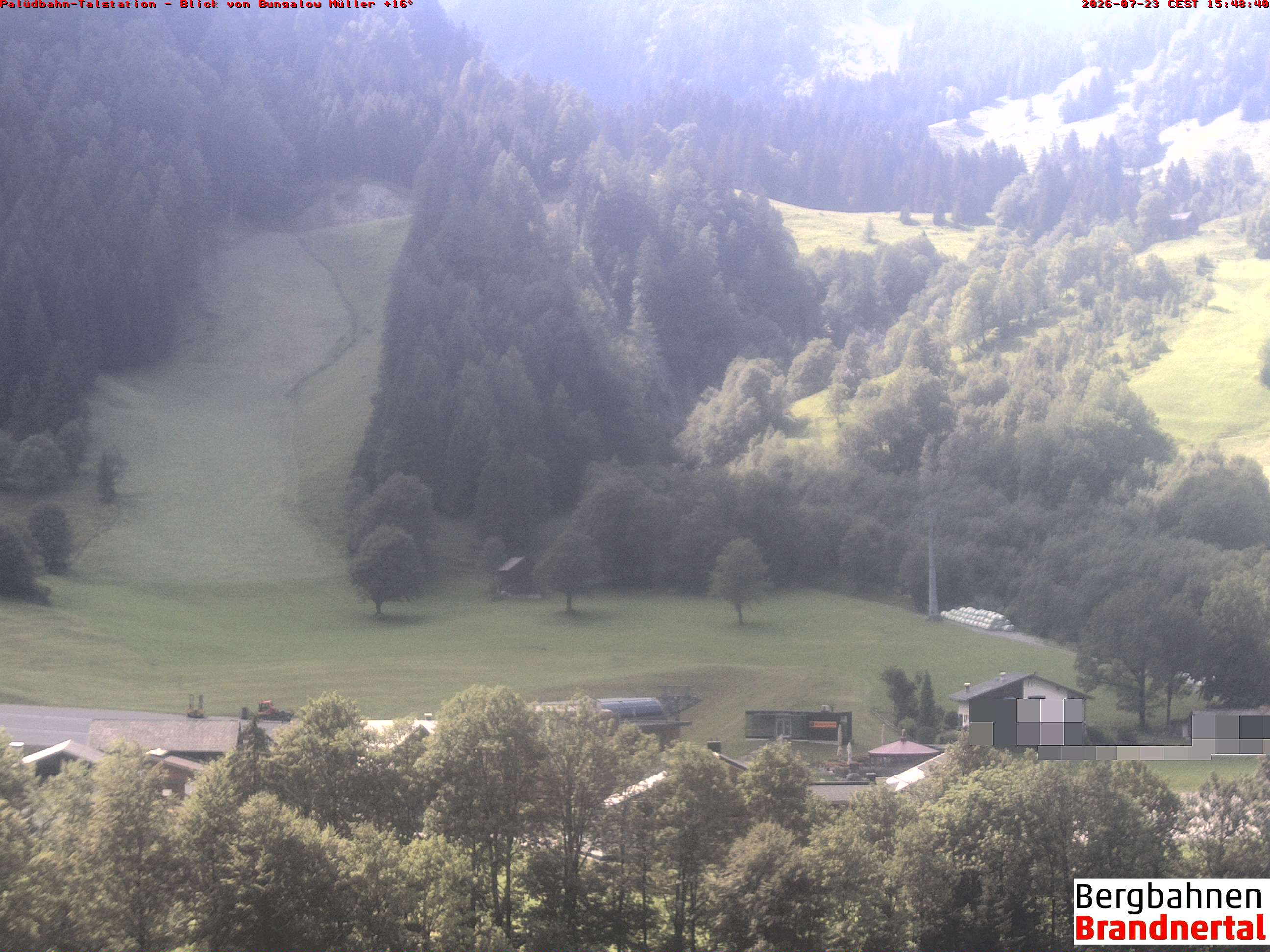 Blick auf Palüdbahn von Bungalow Müller