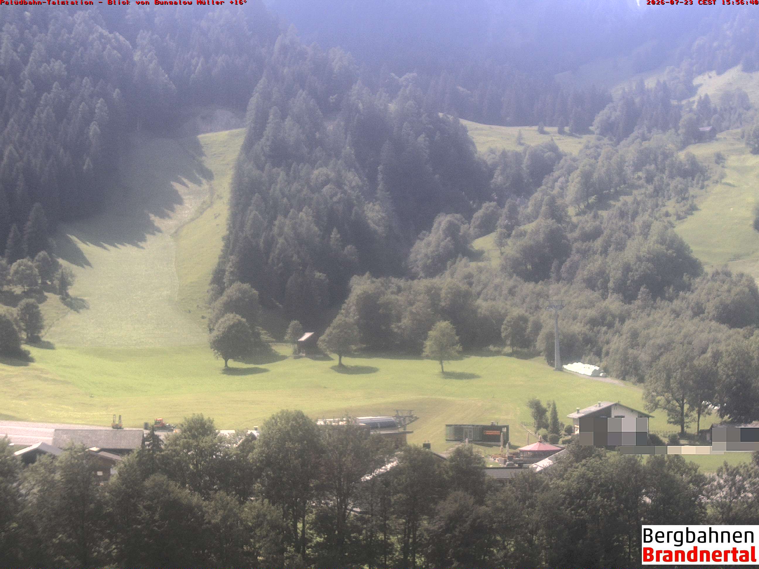 Blick auf Palüdbahn von Bungalow Müller