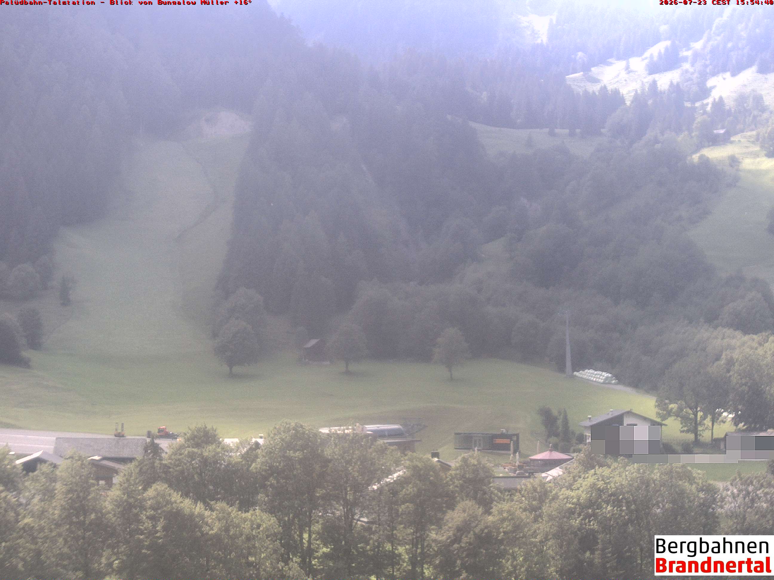 Blick auf Palüdbahn von Bungalow Müller