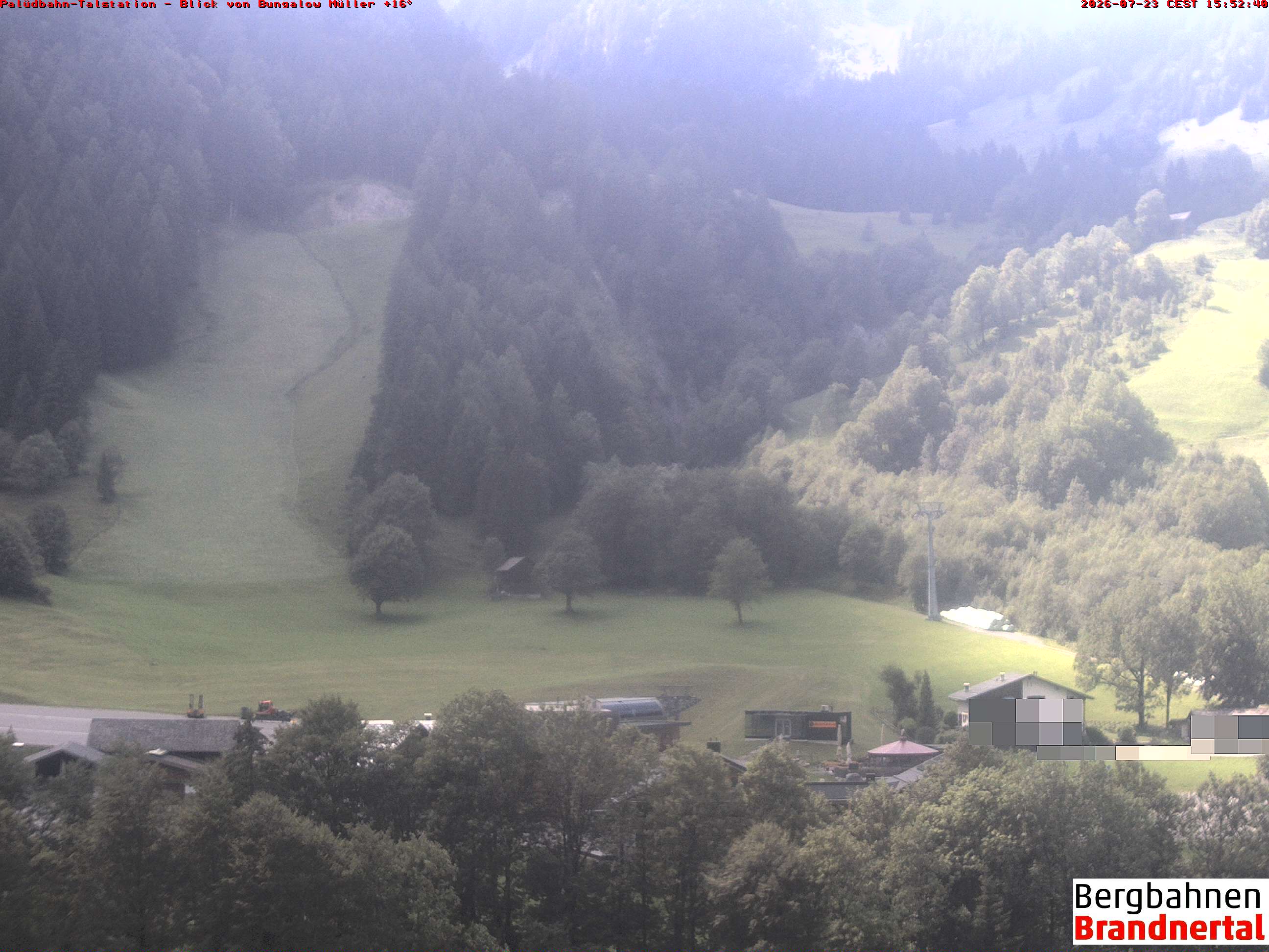 Blick auf Palüdbahn von Bungalow Müller