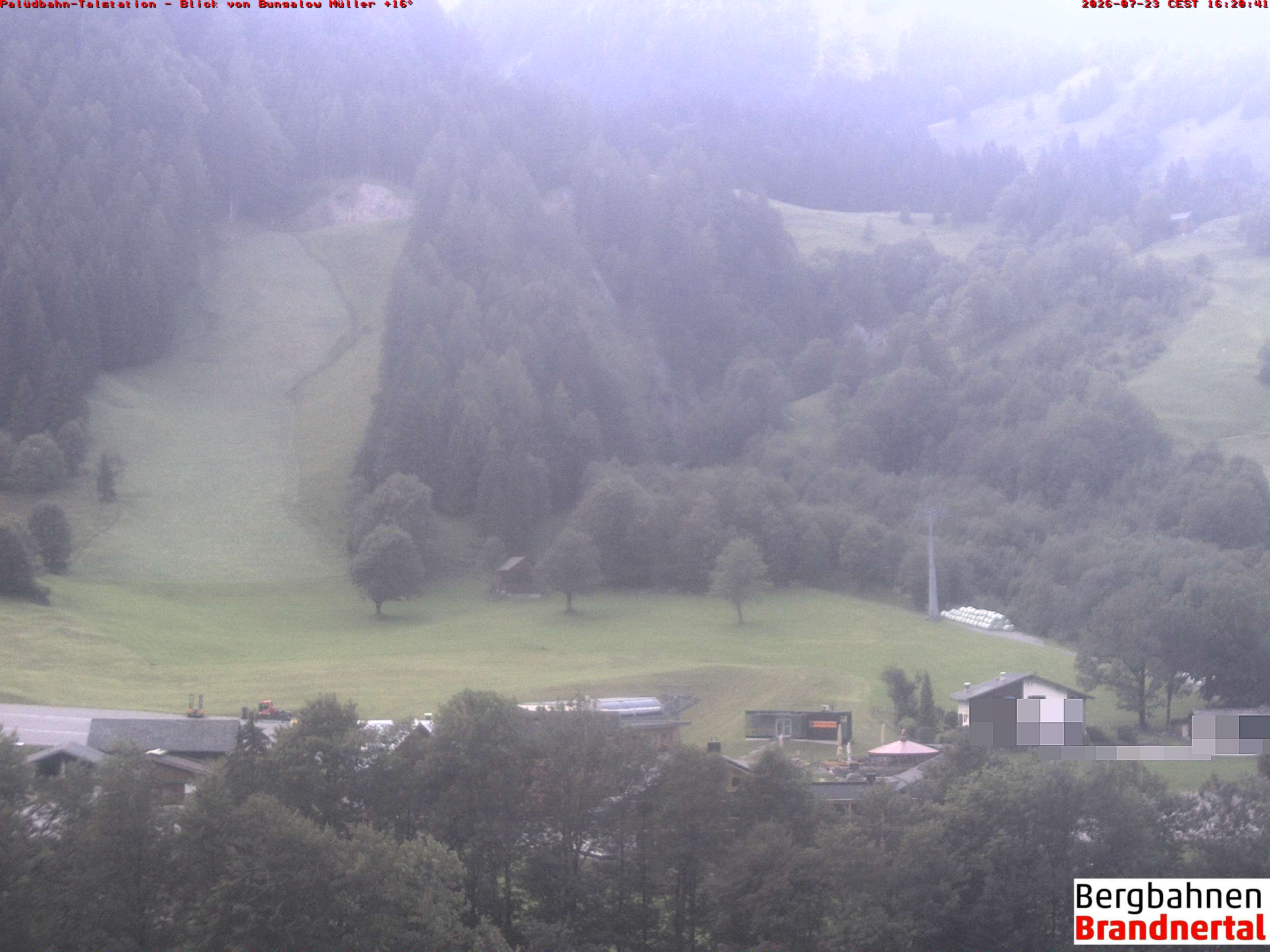 Blick auf Palüdbahn von Bungalow Müller