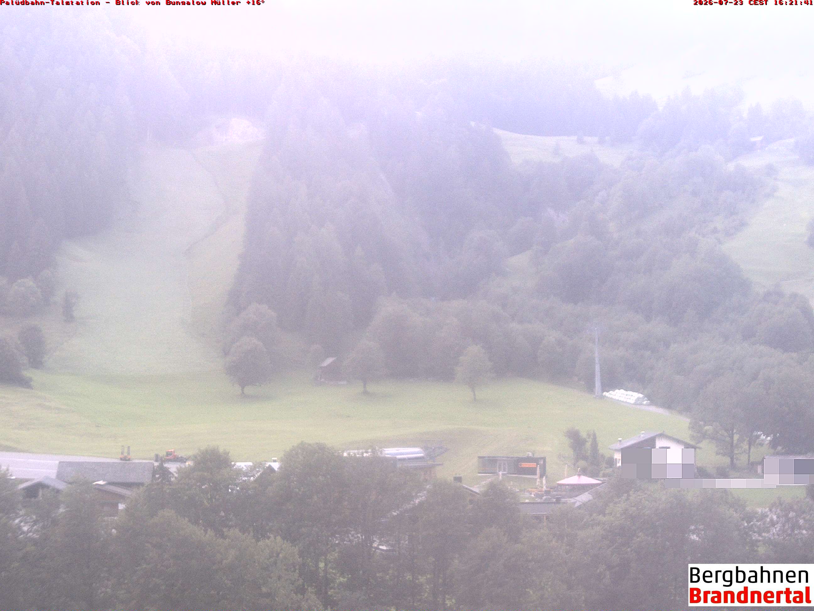 Blick auf Palüdbahn von Bungalow Müller