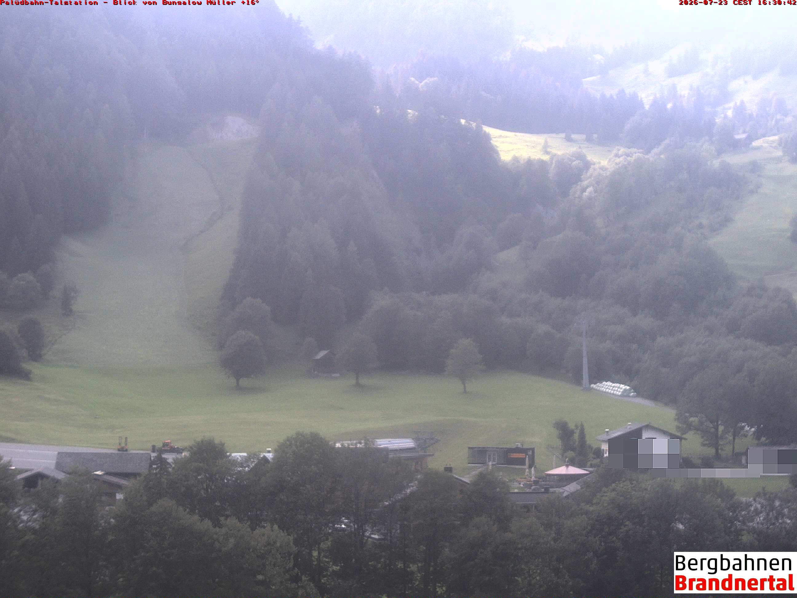 Blick auf Palüdbahn von Bungalow Müller