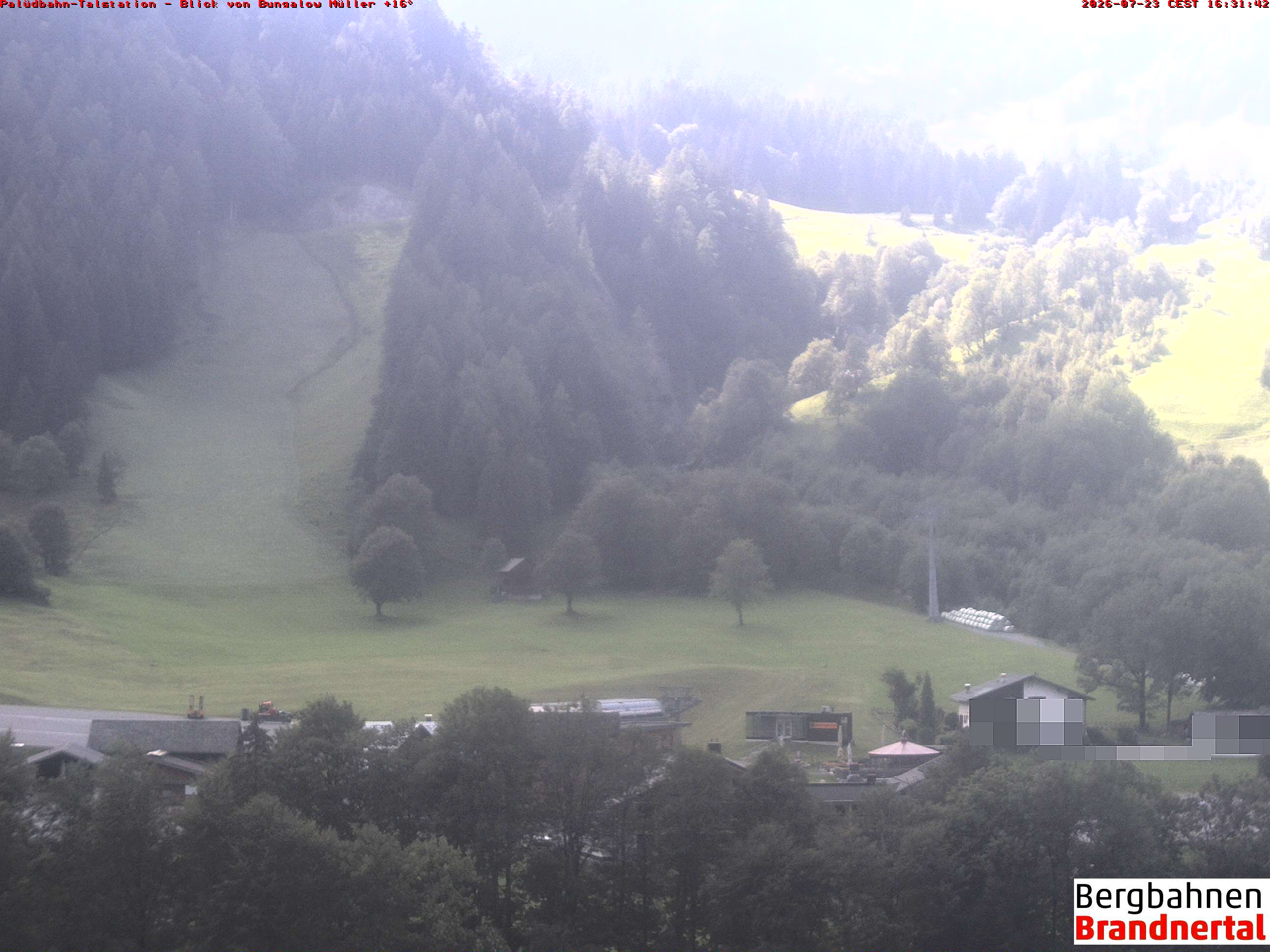 Blick auf Palüdbahn von Bungalow Müller