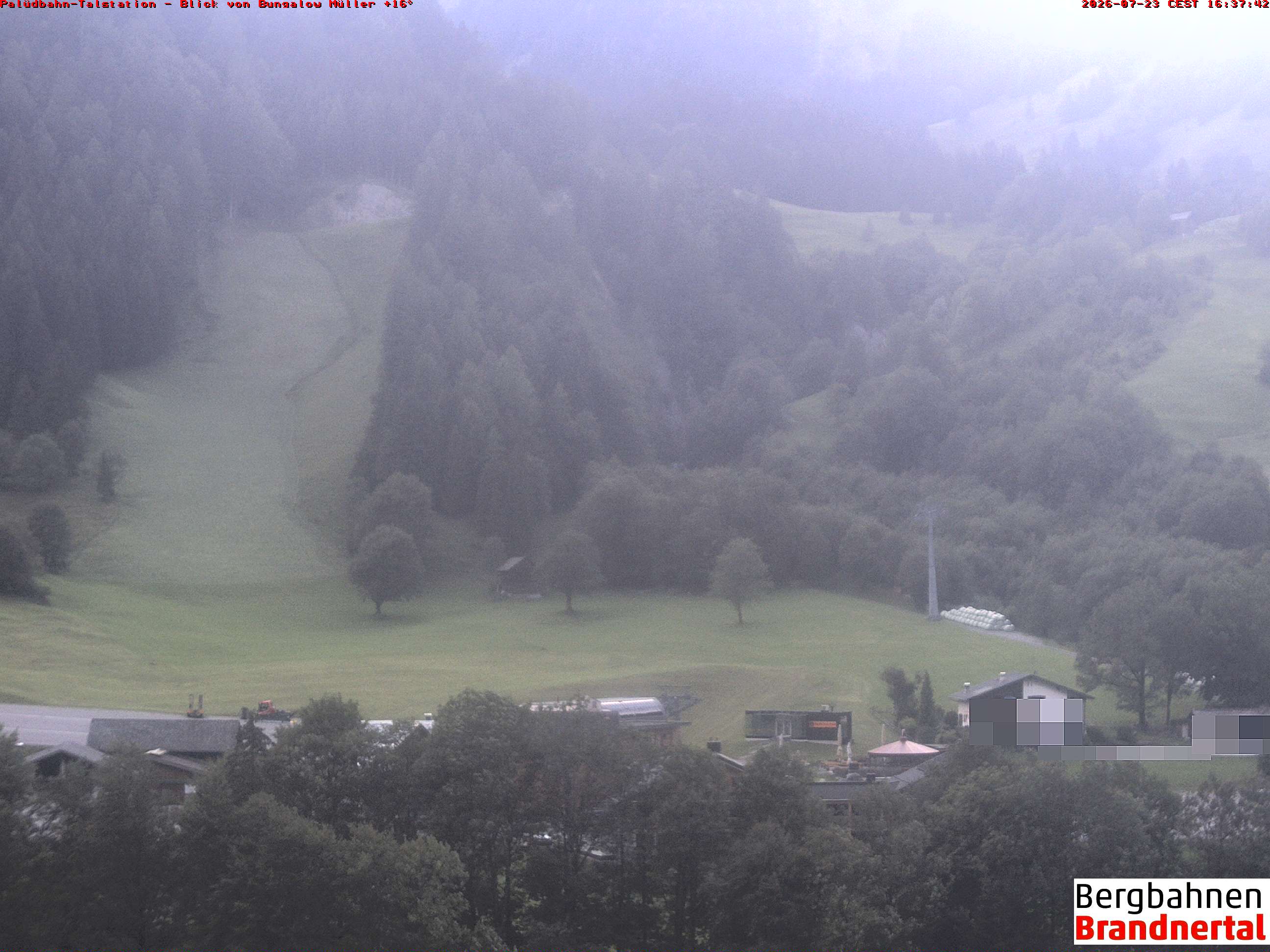 Blick auf Palüdbahn von Bungalow Müller